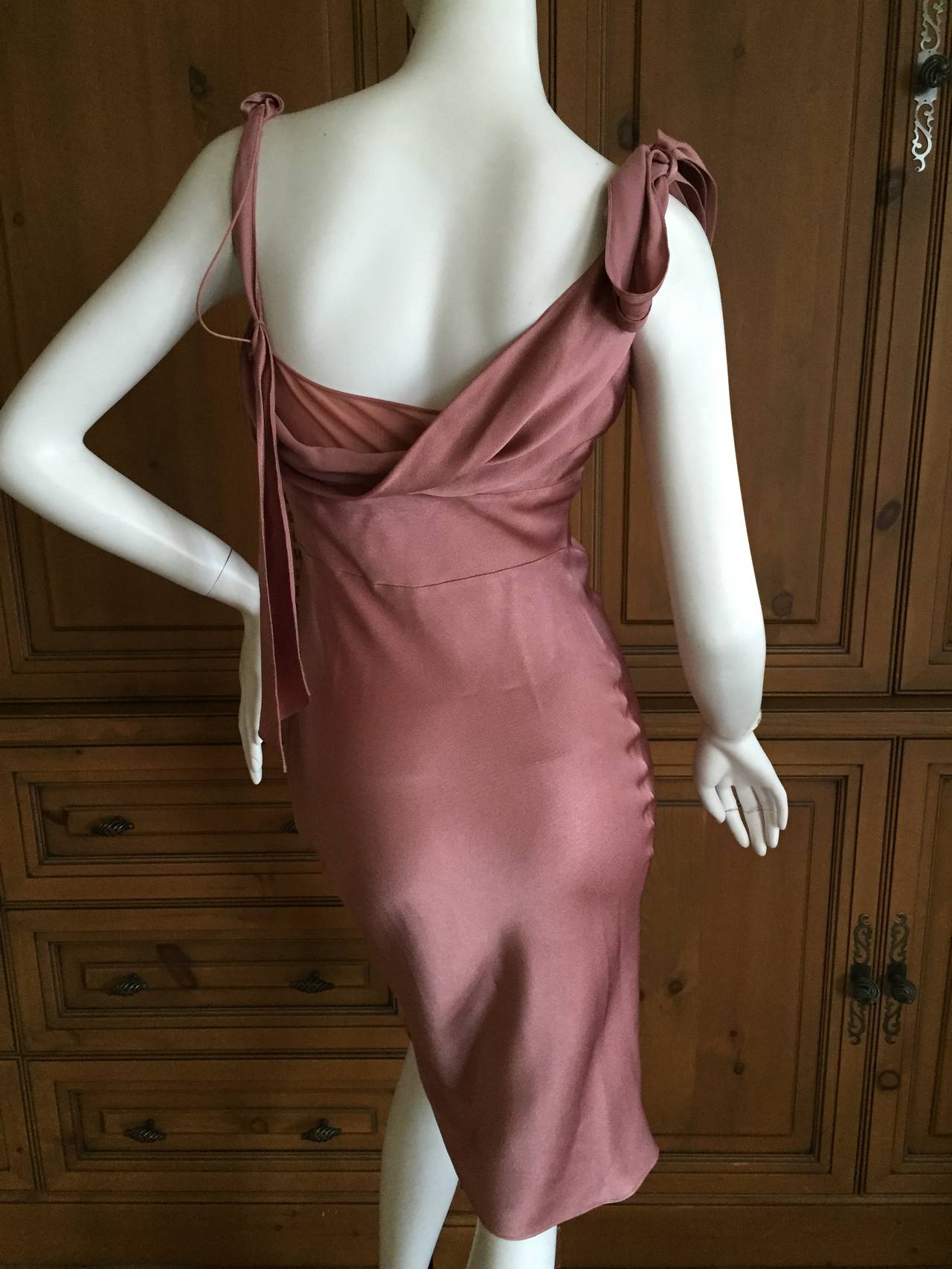 Women's John Galliano SS 1994 Romantic Rose Slip Dress