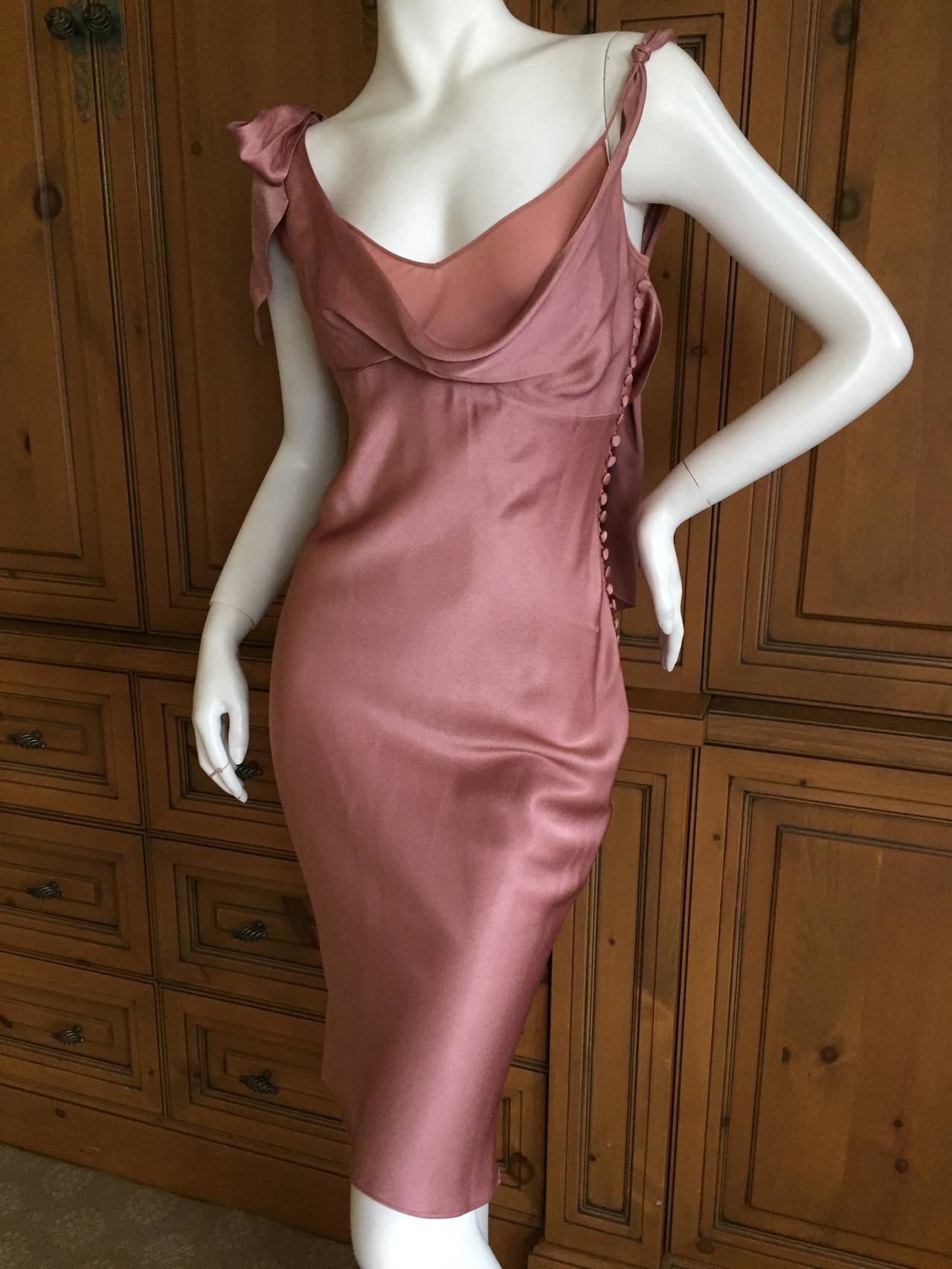 John Galliano SS 1994 Romantic Rose Slip Dress 1