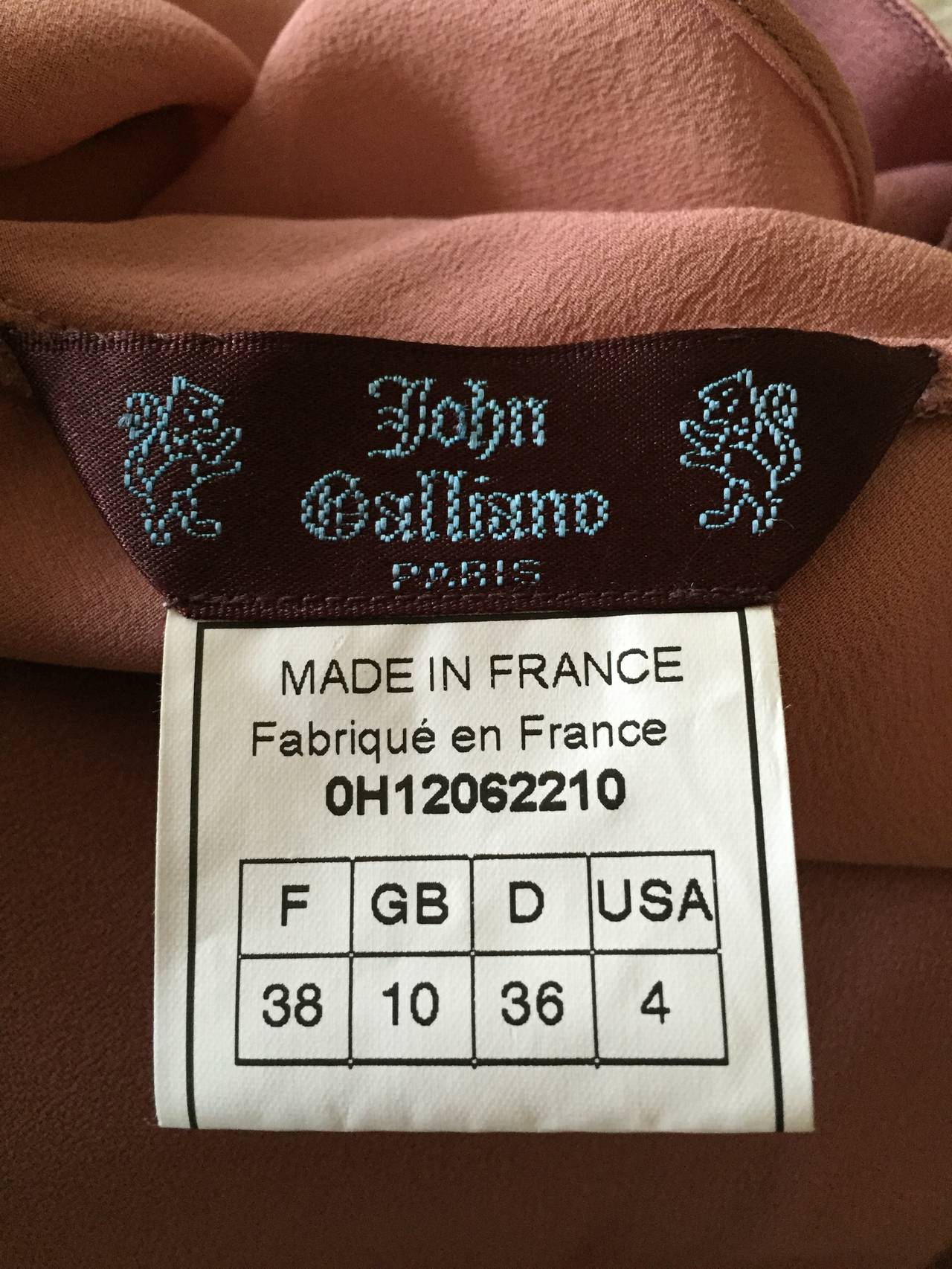 John Galliano SS 1994 Romantic Rose Slip Dress 3