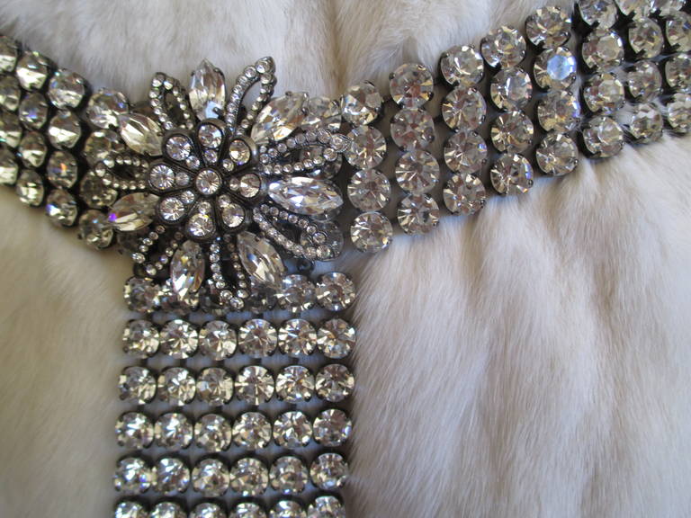 Dolce & Gabbana Large Swarovski Crystal Belt In New Condition In Cloverdale, CA