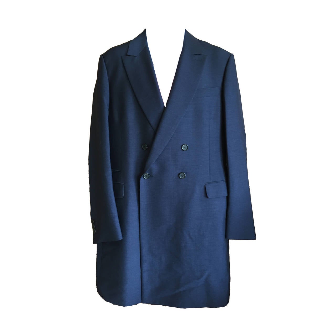 Prada Elegant Mens Mohair Coat For Sale