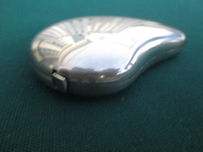 Gucci Vintage Sterling Silver Measuring Tape In Excellent Condition In Cloverdale, CA
