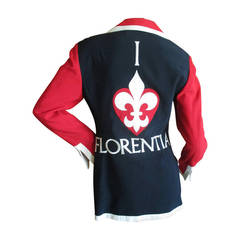 Moschino Couture Cruise Me Baby "I Love Florence" Jacket 1989