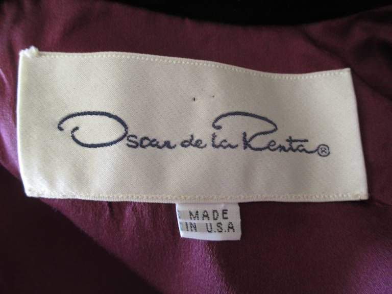 Oscar de la Renta Vintage Dress with Jeweled Belt 6