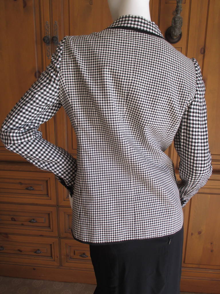 Women's Moschino Mod Gingham Jacket