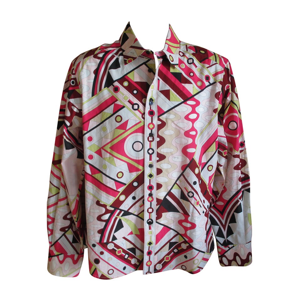 Emilio Pucci Men's Cotton Shirt