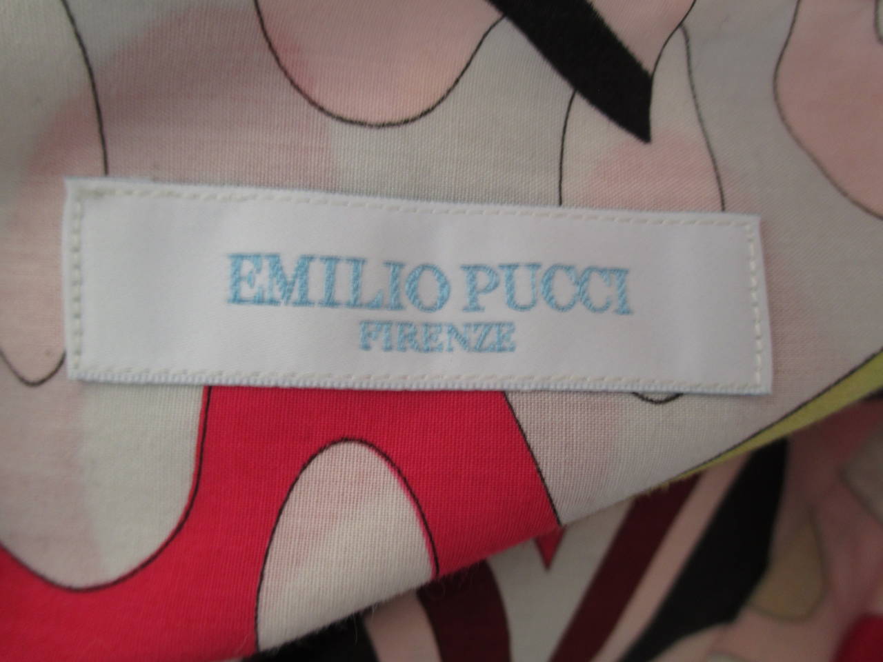 Emilio Pucci Men's Cotton Shirt In Excellent Condition In Cloverdale, CA