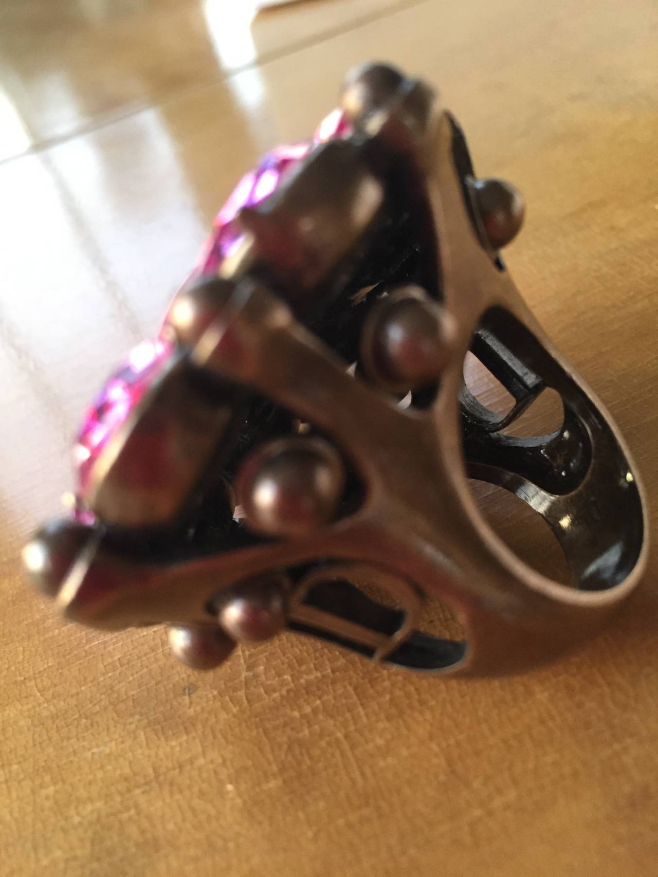 Women's DIor by Galliano Large Cocktail Ring
