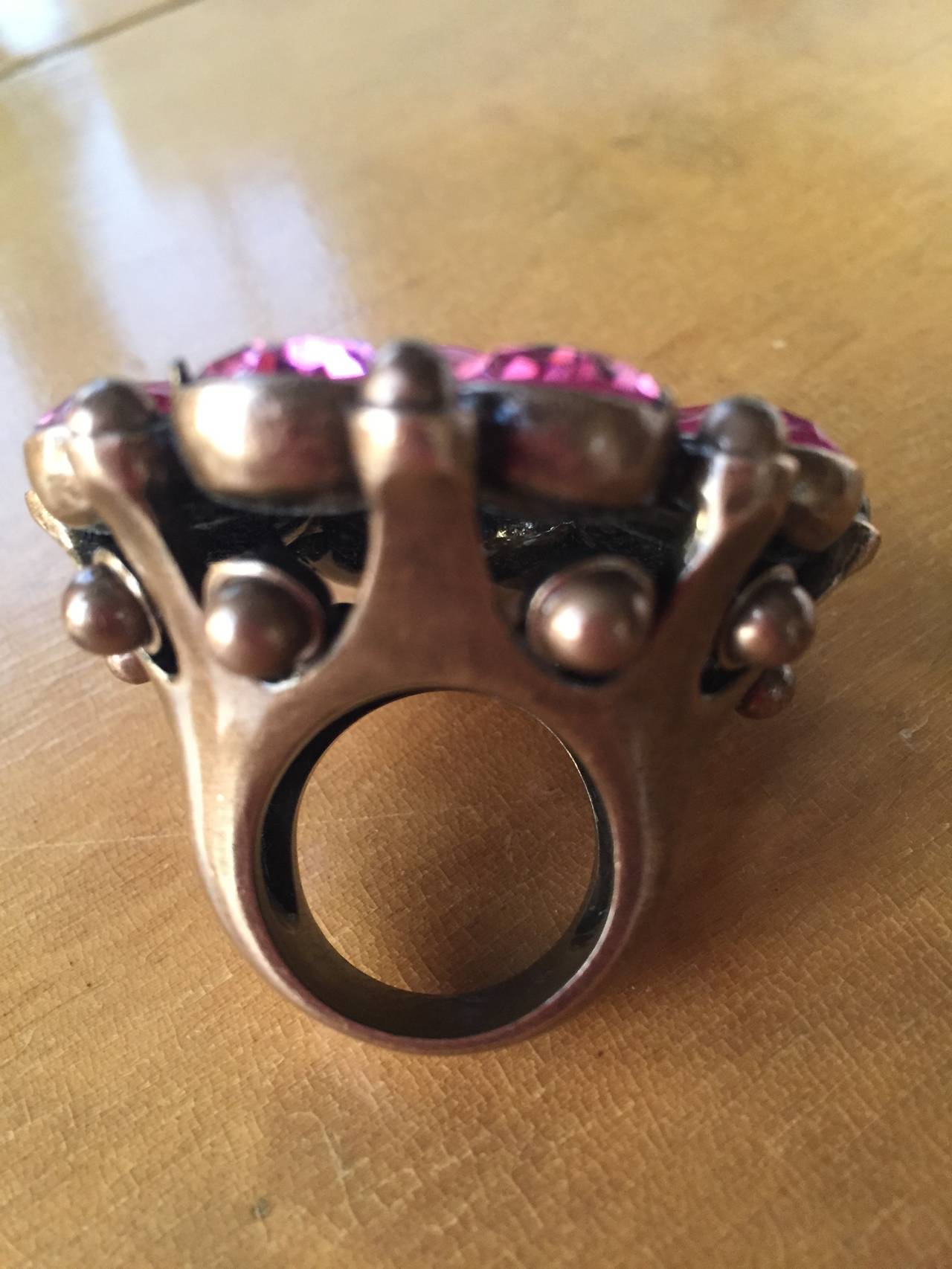 DIor by Galliano Large Cocktail Ring 1