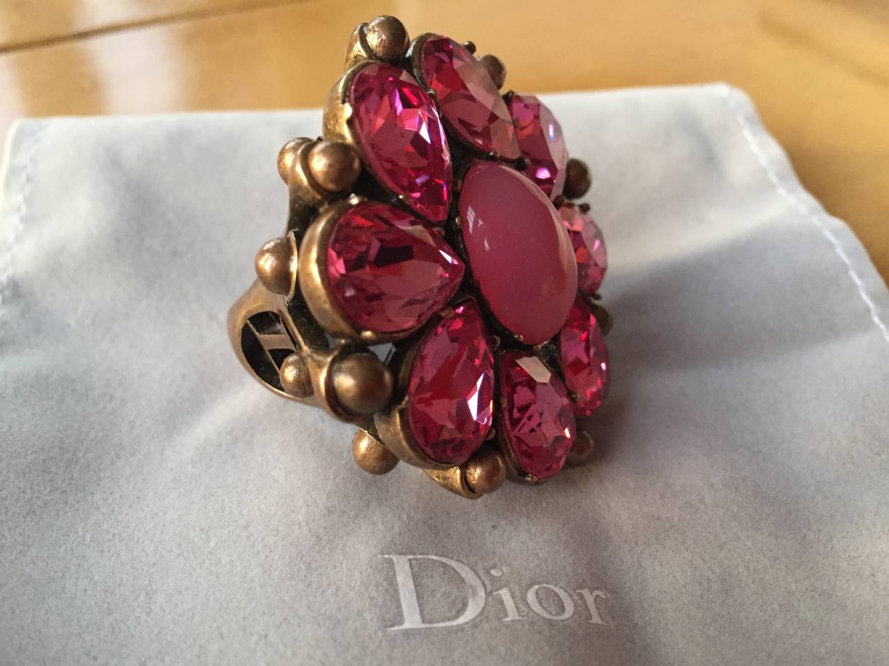 DIor by Galliano Large Cocktail Ring 2