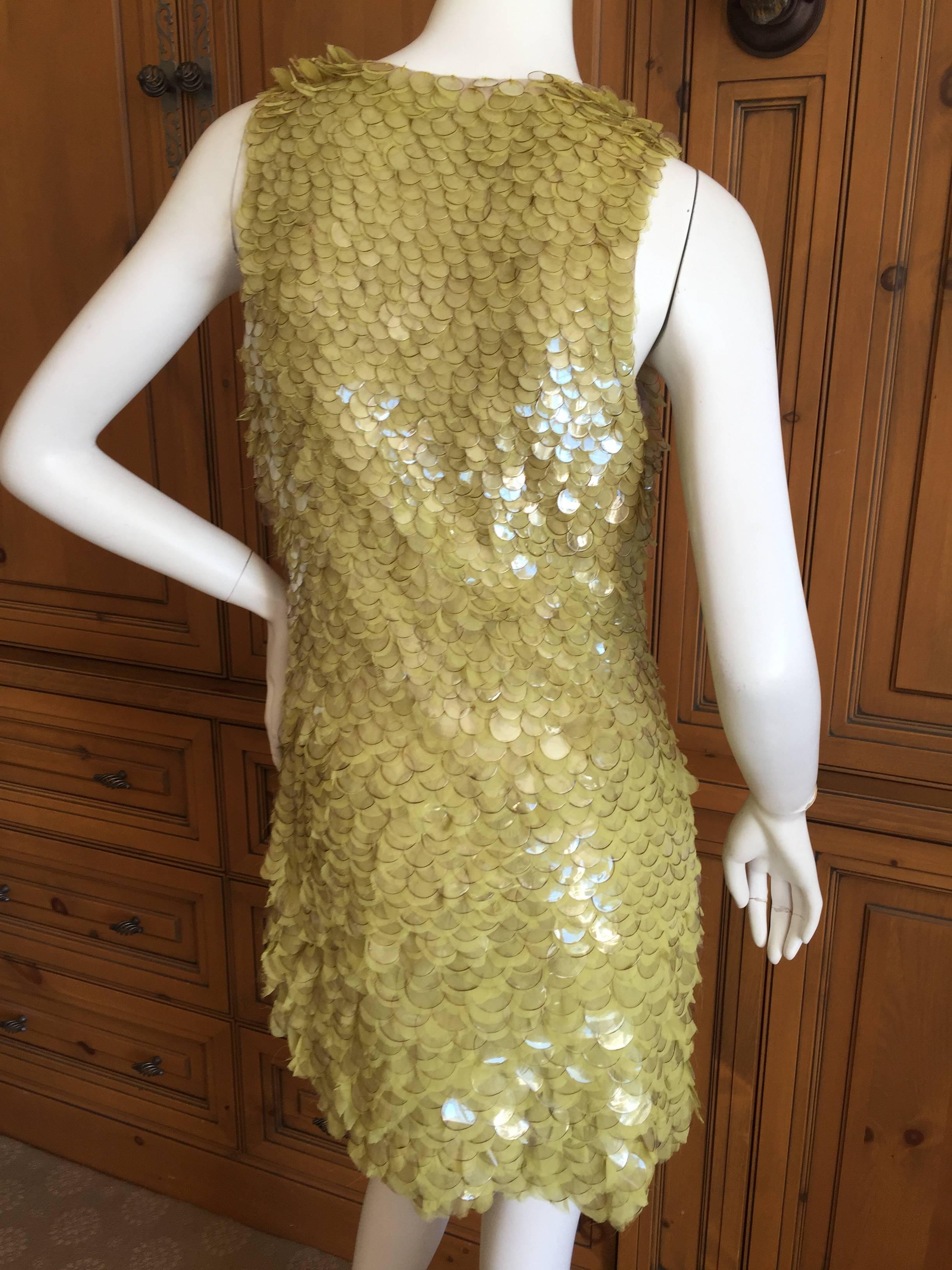 J. Mendel Sequin Mini Dress In Excellent Condition In Cloverdale, CA