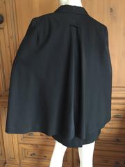 Jean Paul Gaultier Vintage 1980's Black Cape Coat