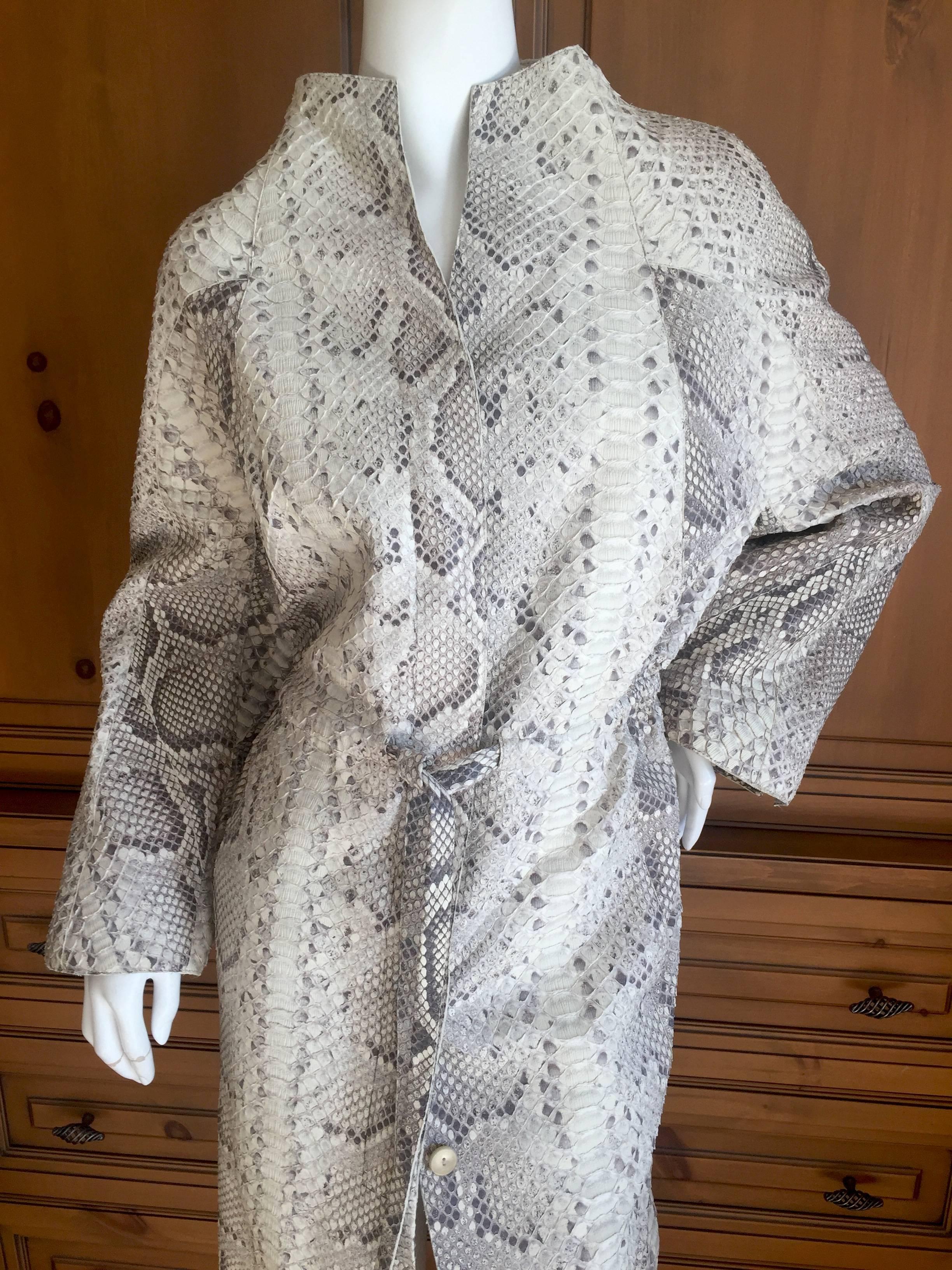 Ralph Rucci Sublime Python Coat 3