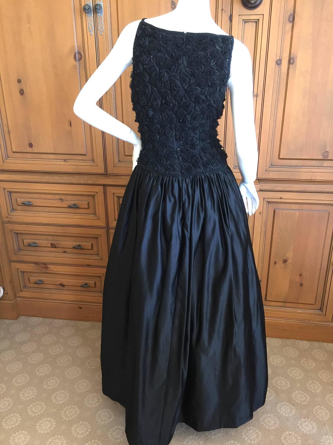 Yves Saint Laurent Numbered Haute Couture Evening Dress at 1stdibs