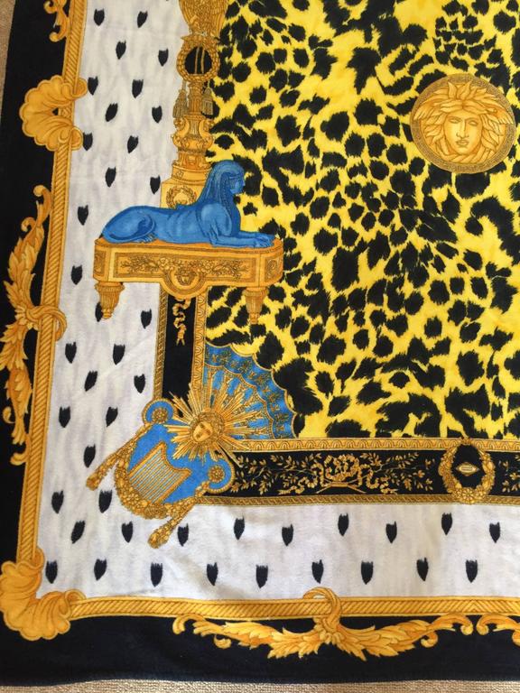 Atelier Versace Gianni Versace Vintage Beach Blanket / Towel For Sale