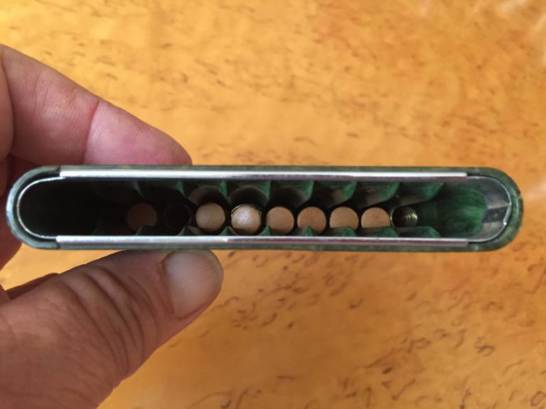 Dunhill 1930's English Bakelite Spring Loaded Cigarette Case at 1stDibs