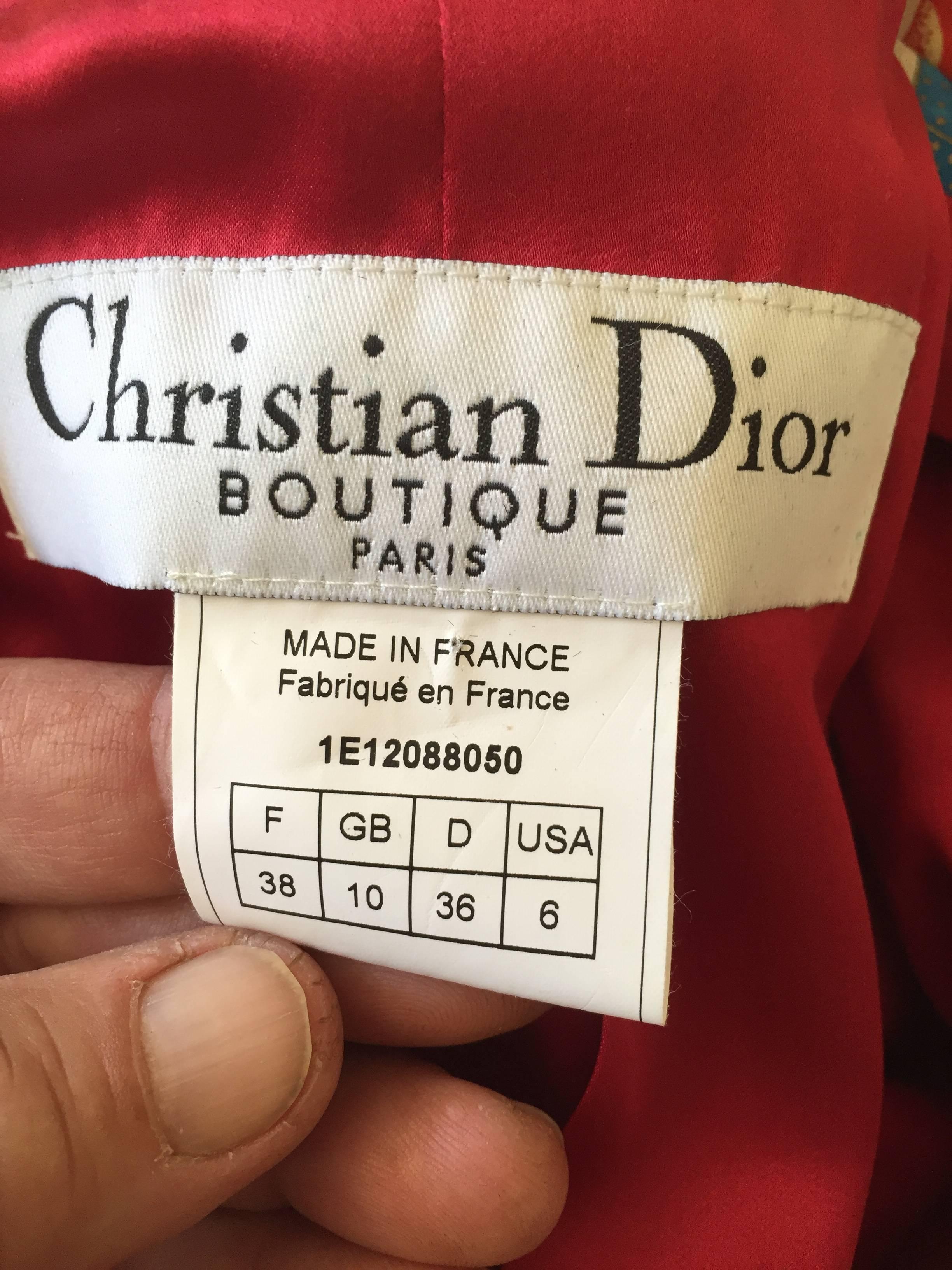 Christian DIor Japanese Silk Kimono Style Belted Coat by John Galliano 2