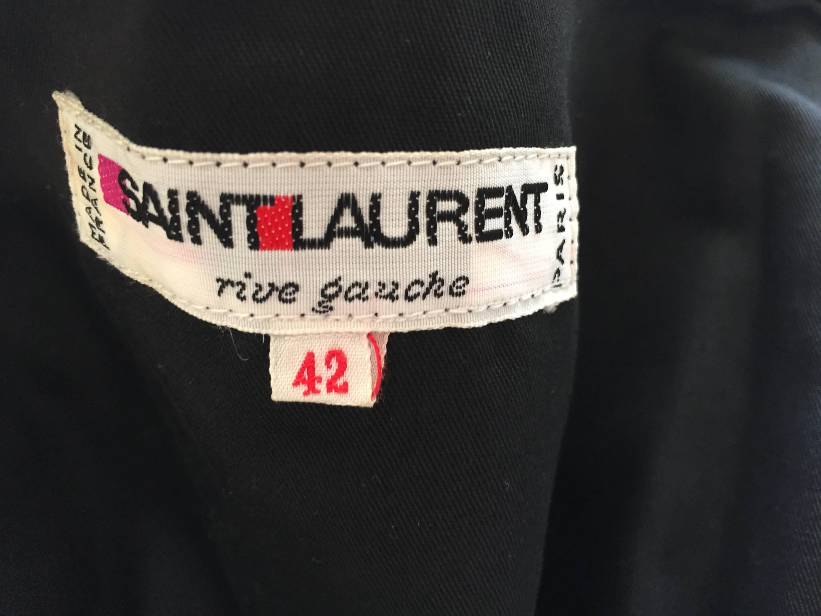 Yves Saint Laurent Rive Gauche 1978 Corset Lace Peasant Top 5