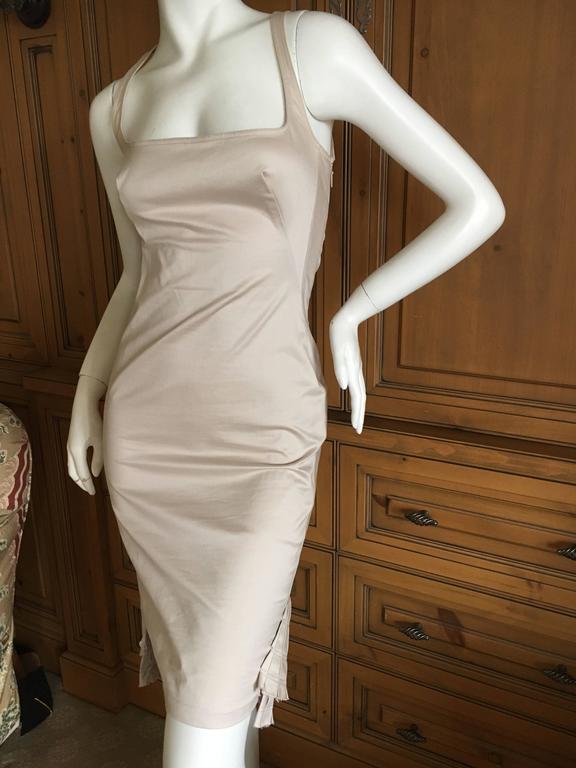 Gucci By Tom Ford Dress And Jacket With Fan Tail Pleating