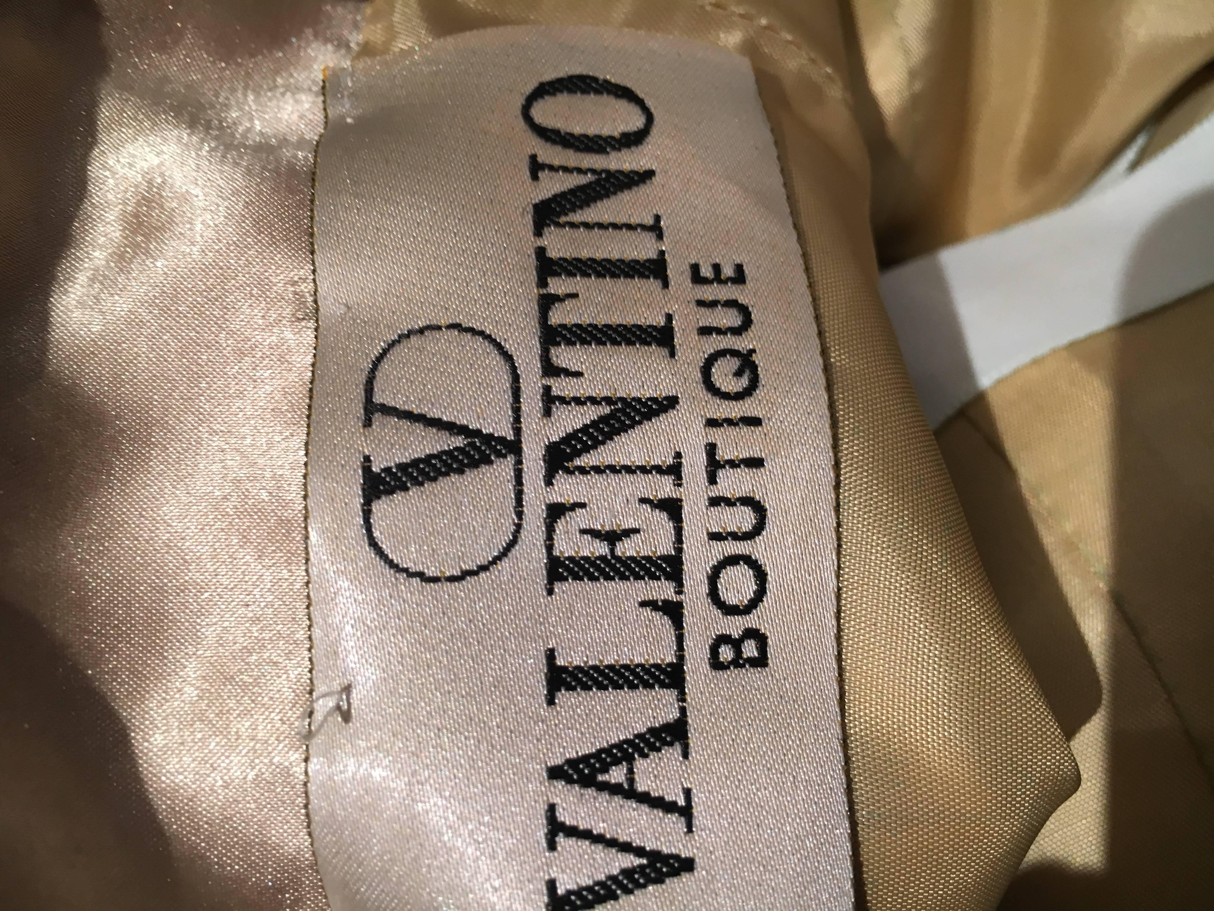 Valentino Vintage Beautifully Embellished Cocktail Dress For Sale 6