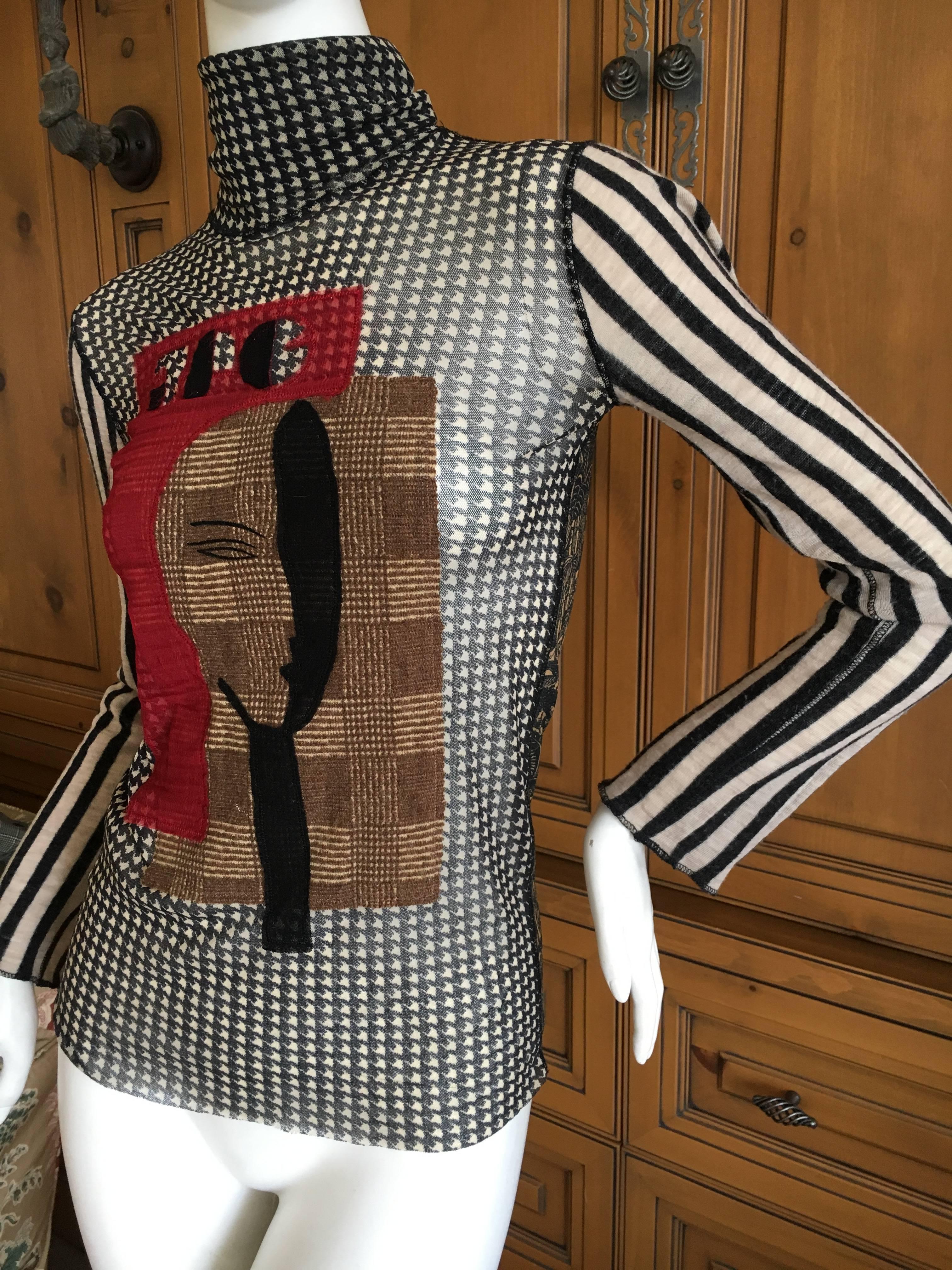 Jean Paul Gaultier Russian Deconstructive Collection Top In Excellent Condition For Sale In Cloverdale, CA