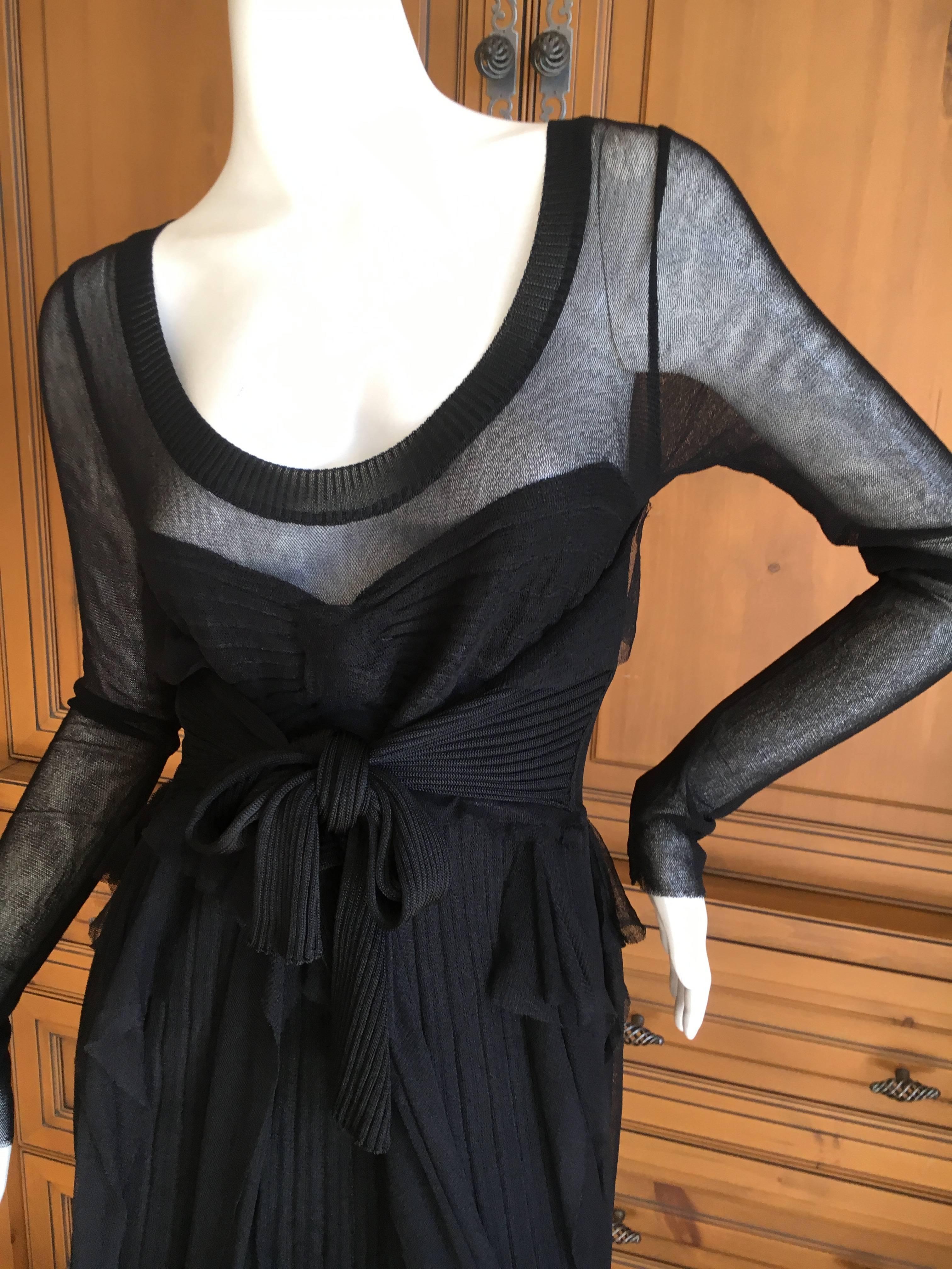 jean paul gaultier black dress