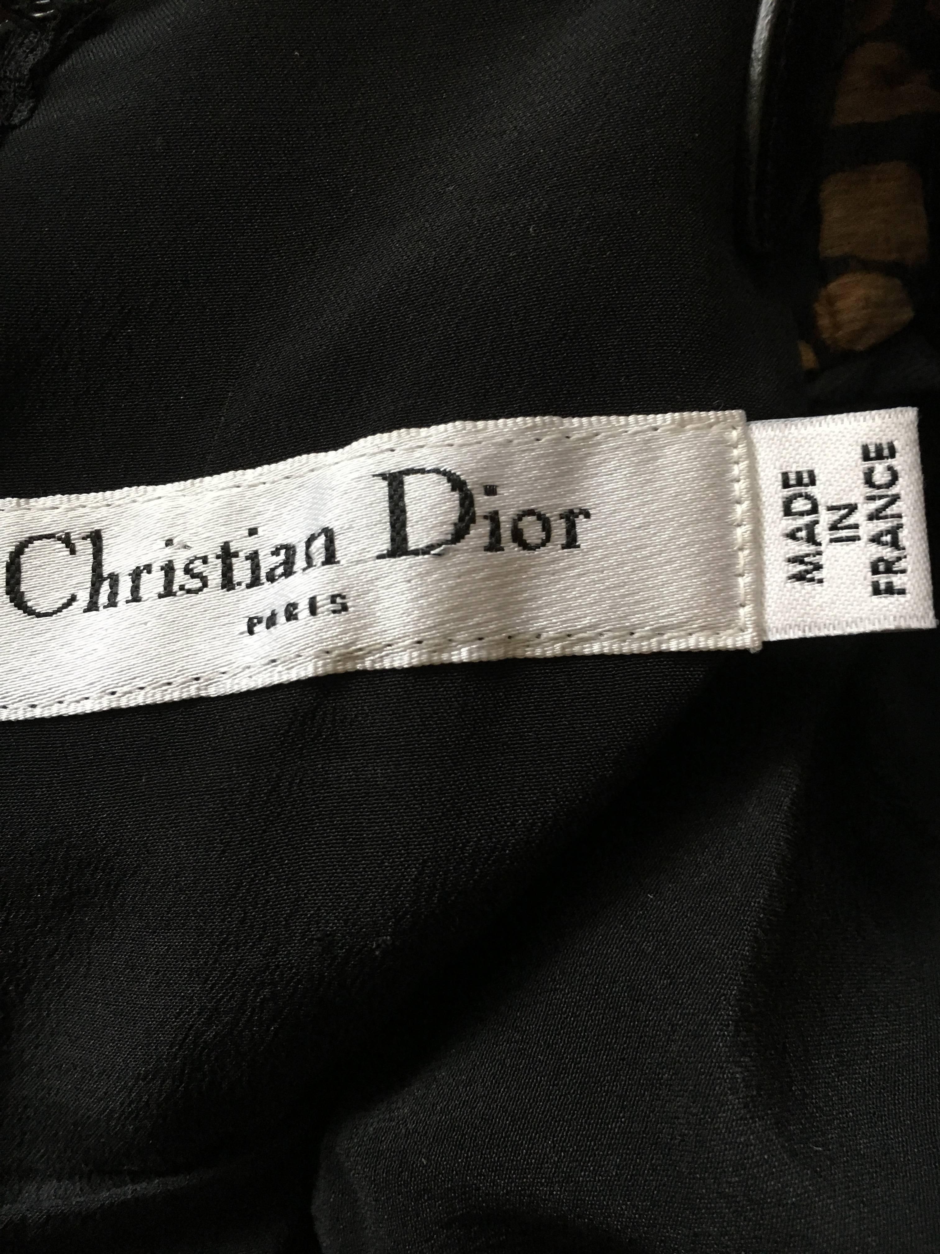 Dior by Galliano Silk Halter Mini Dress with Leather Bondage Strap Details For Sale 3