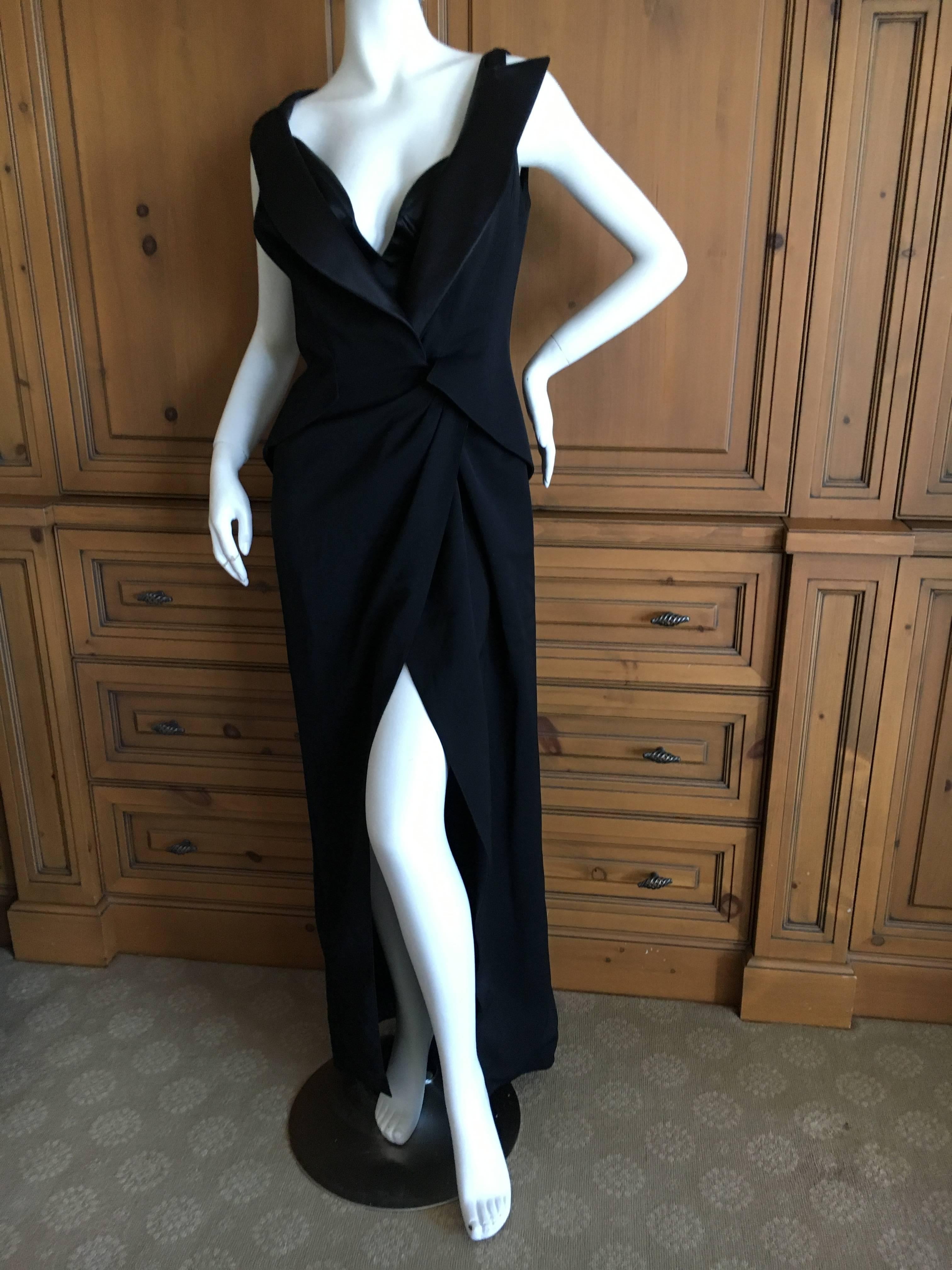 corset tuxedo dress