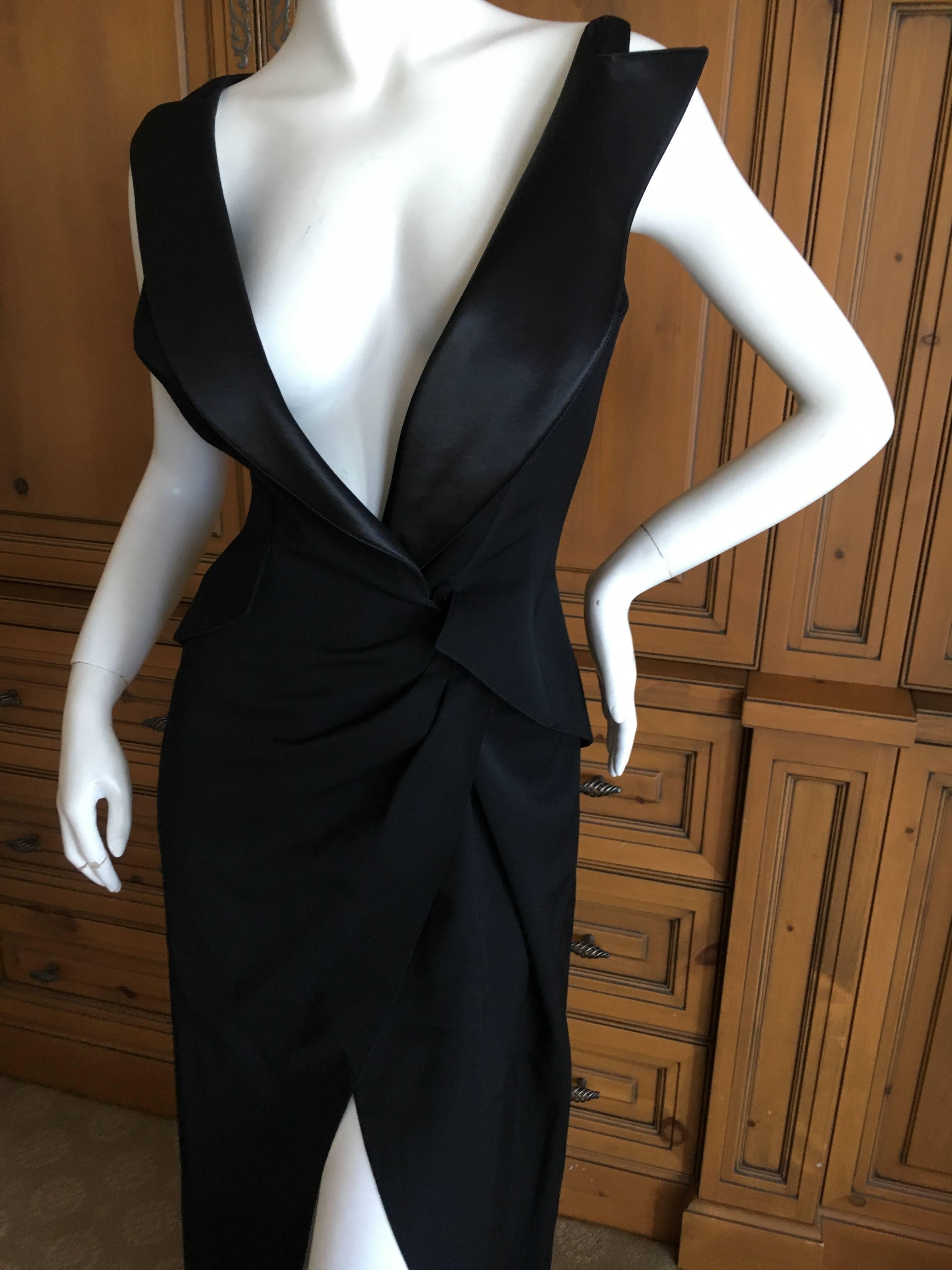 Thierry Mugler Couture Tuxedo Dress and Corset 1988 2