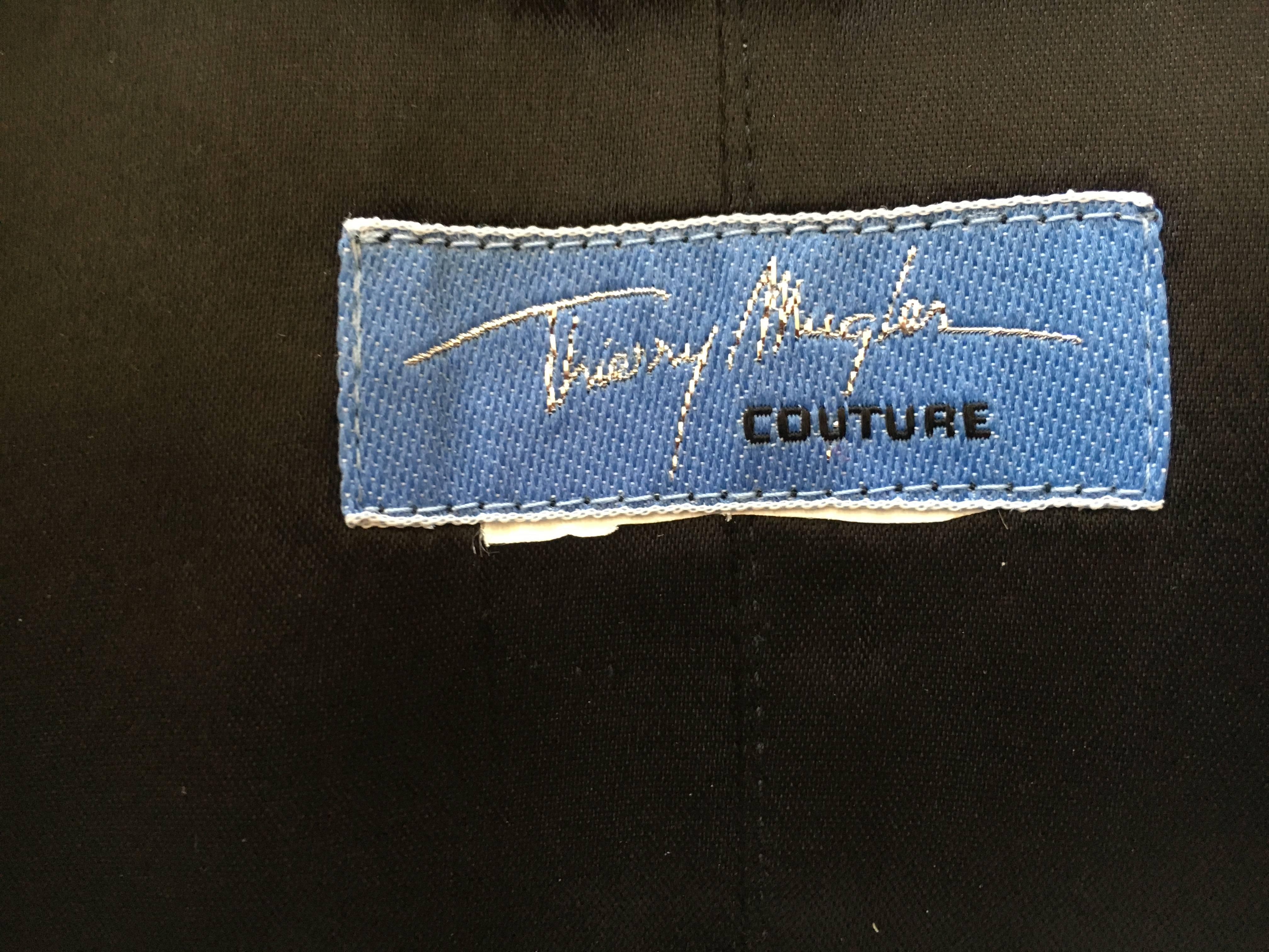 Thierry Mugler Couture Tuxedo Dress and Corset 1988 3