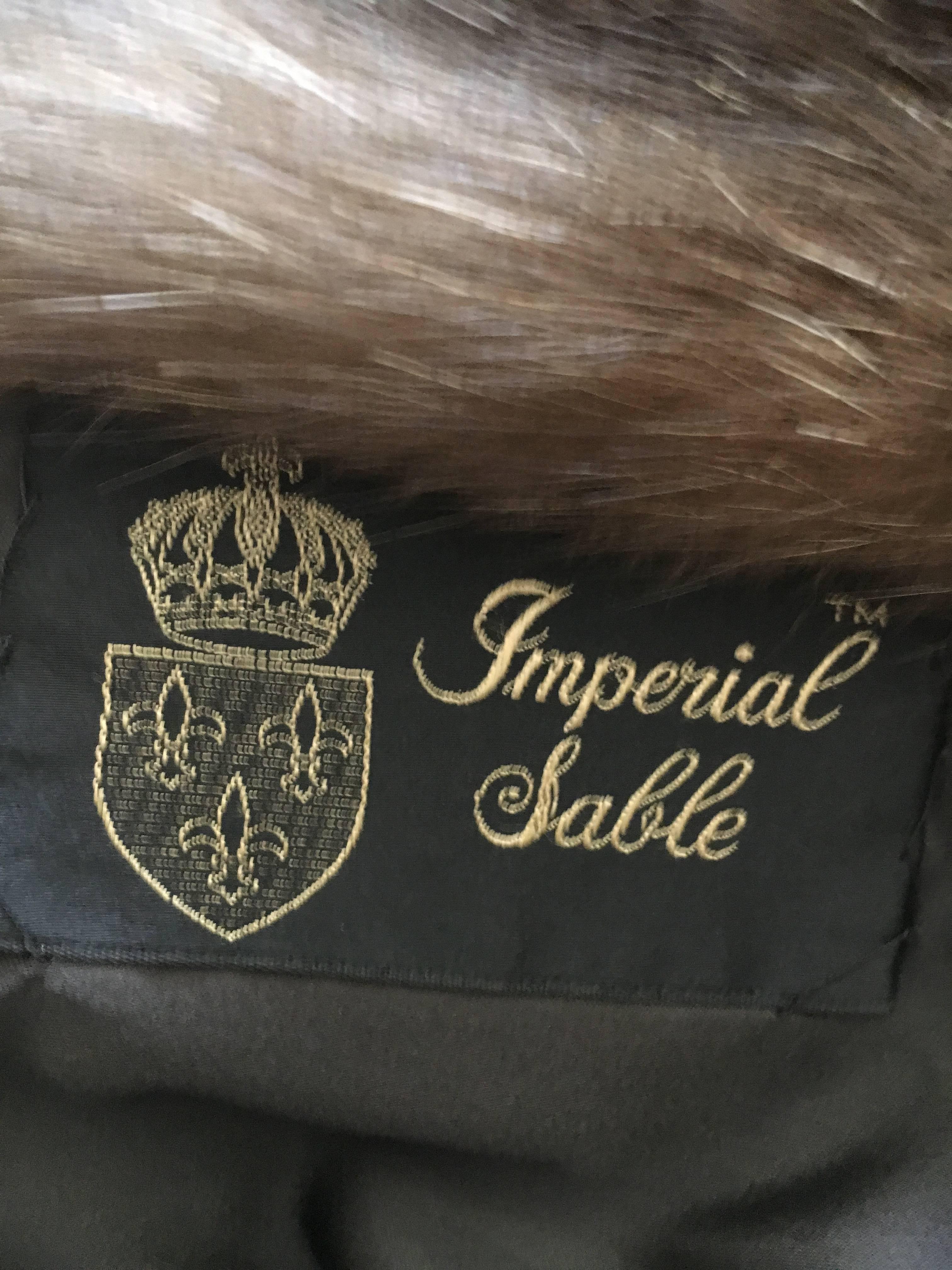 Imperial Barguzine Russian Sable Jacket For Sale 3