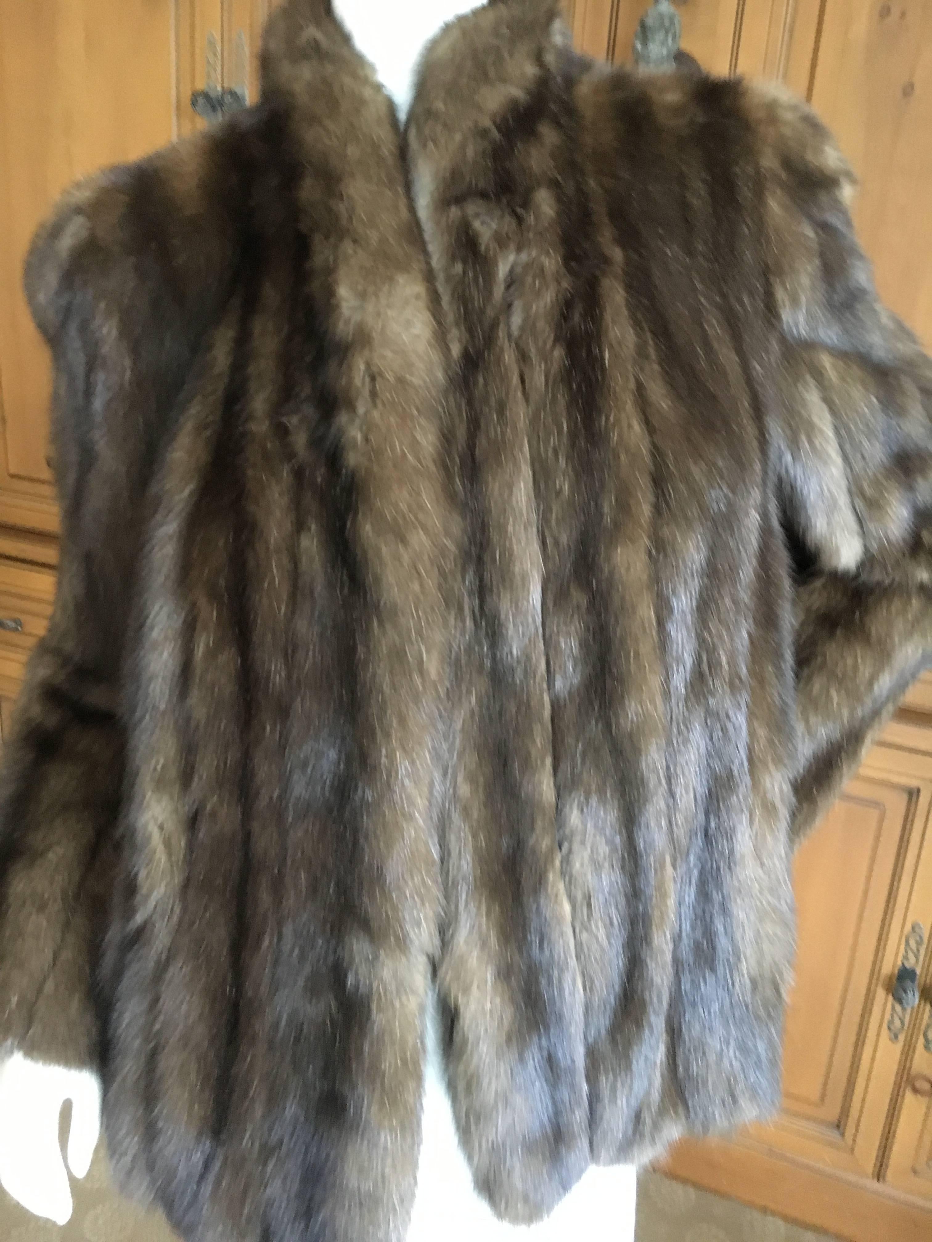 Imperial Barguzine Russian Sable Jacket In Excellent Condition For Sale In Cloverdale, CA