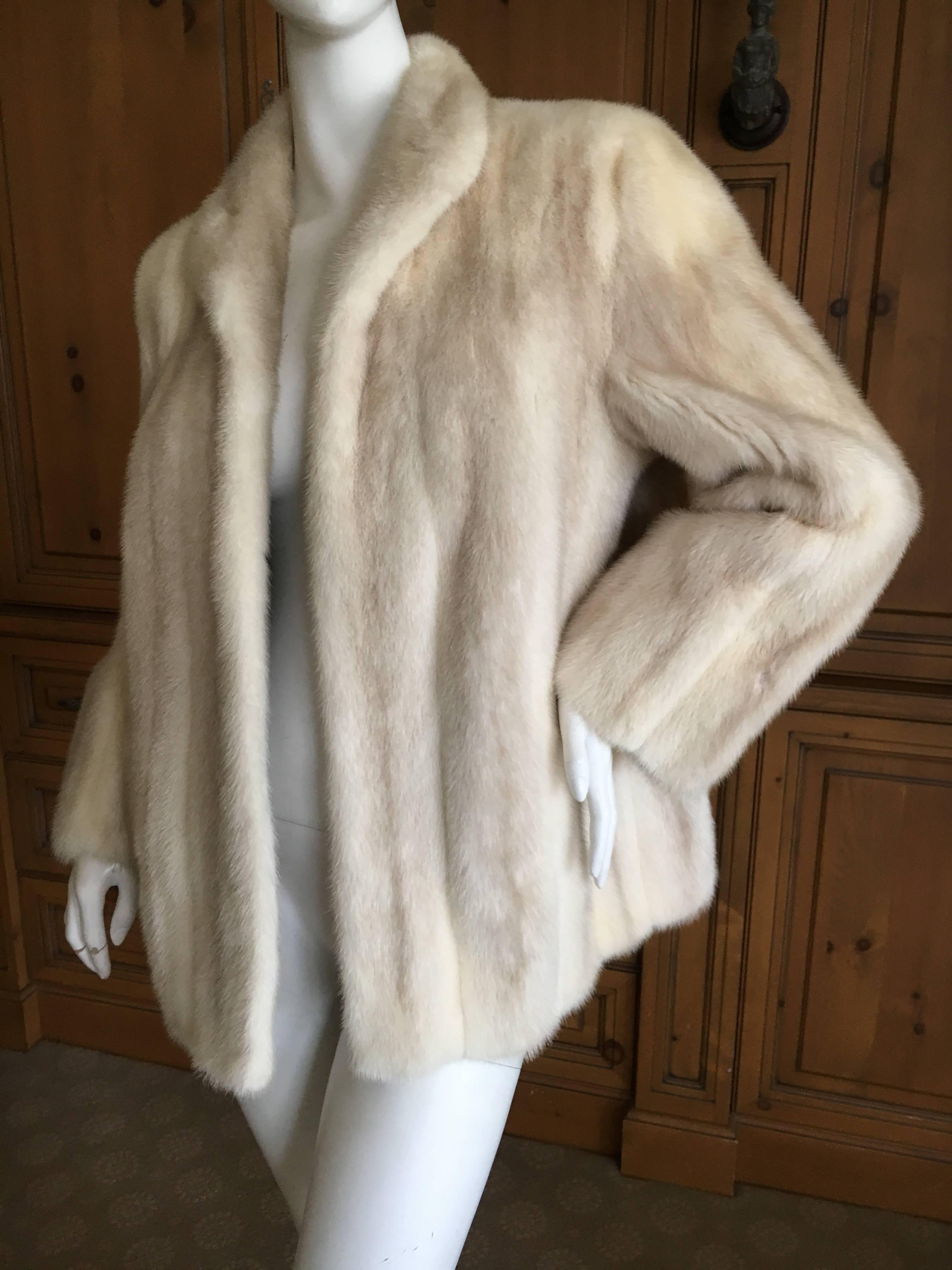 Gray Luxurious Natural Pearl Mink Jacket