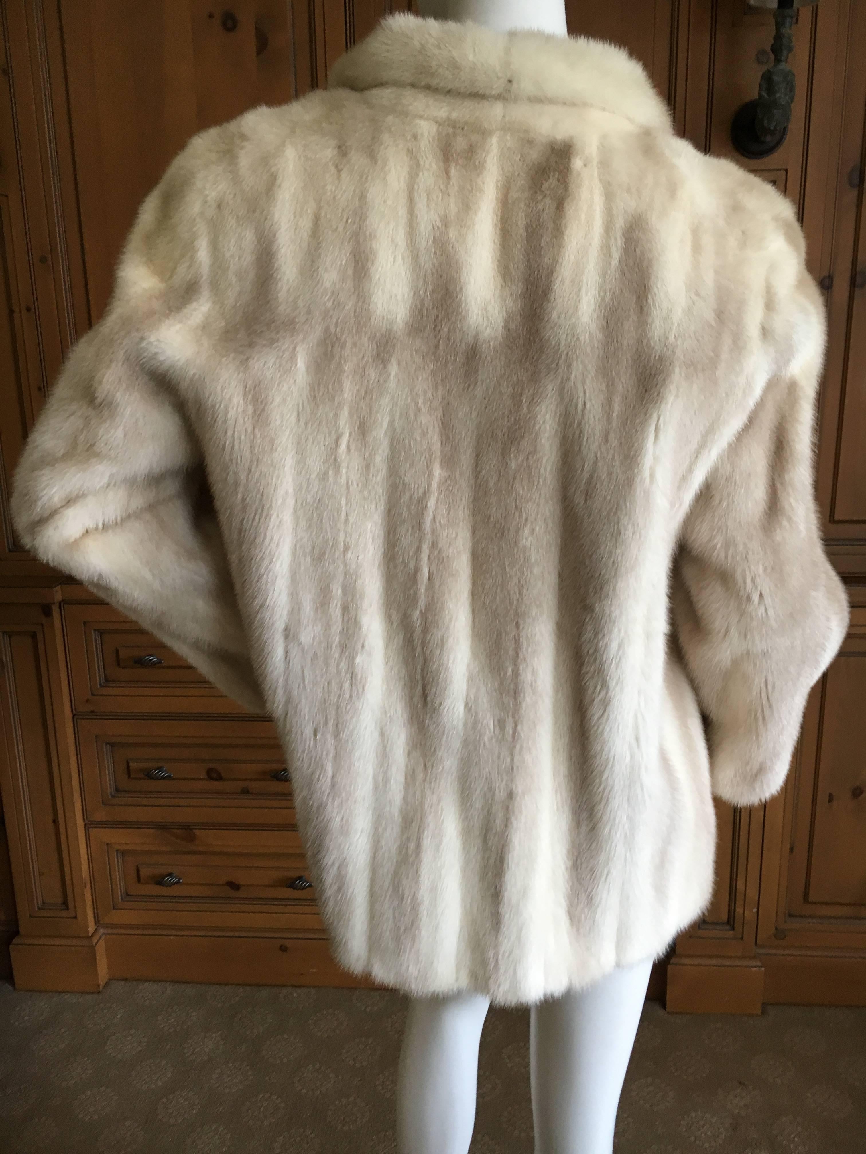 Luxurious Natural Pearl Mink Jacket 1