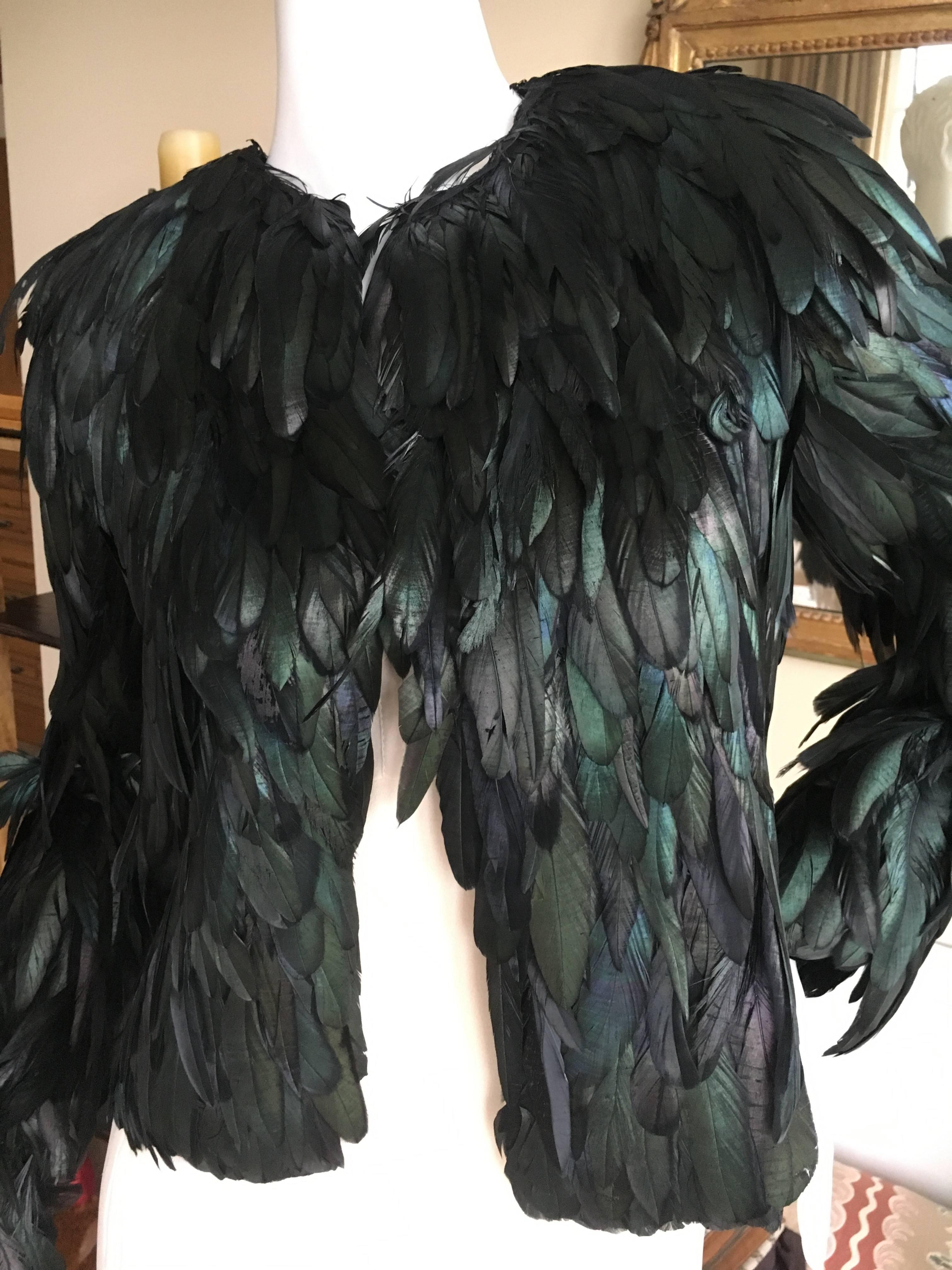 gucci feather coat