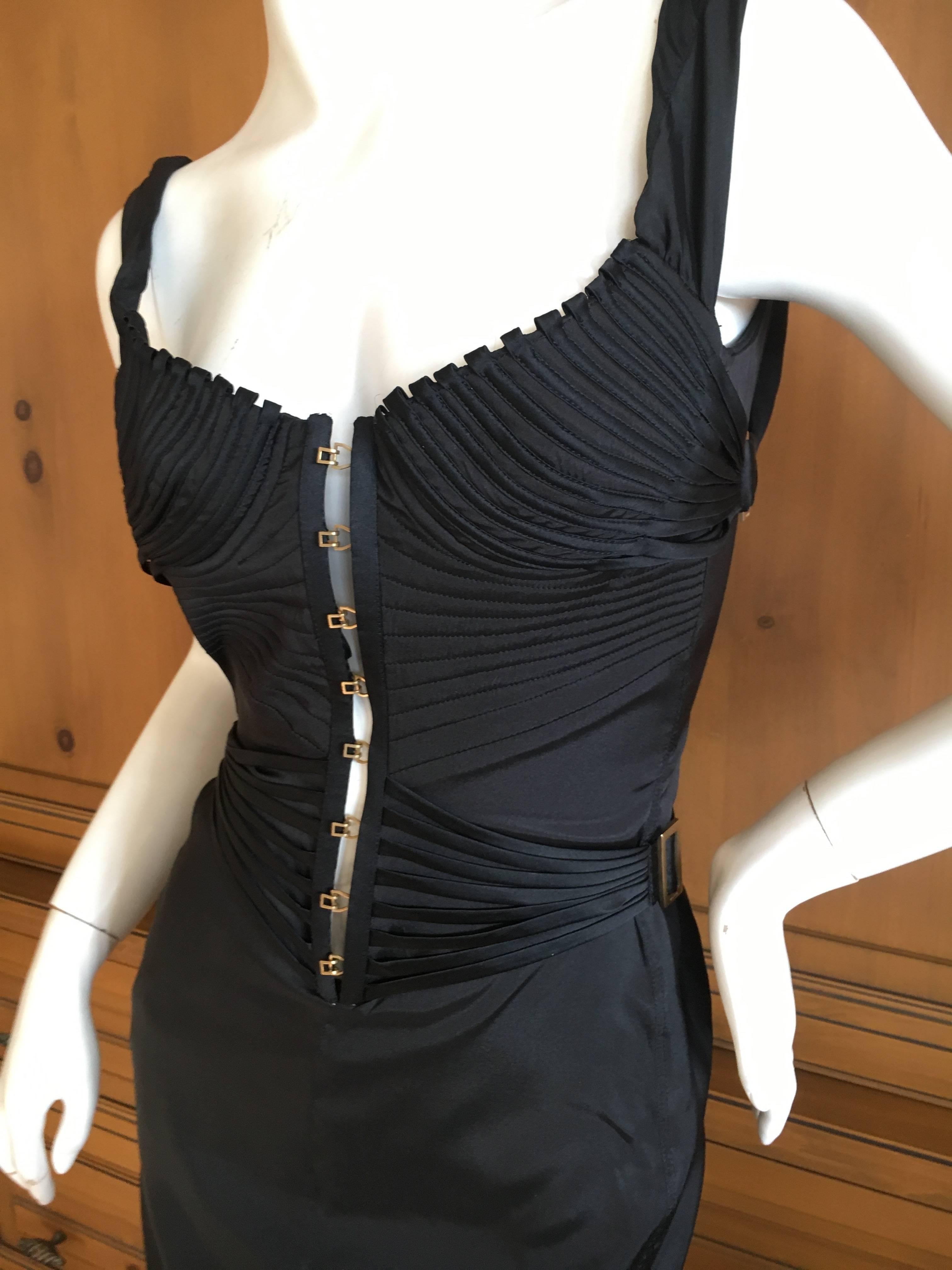 Gucci by Tom Ford Black Corset Dress Tom Ford Book Dress on SJP 1