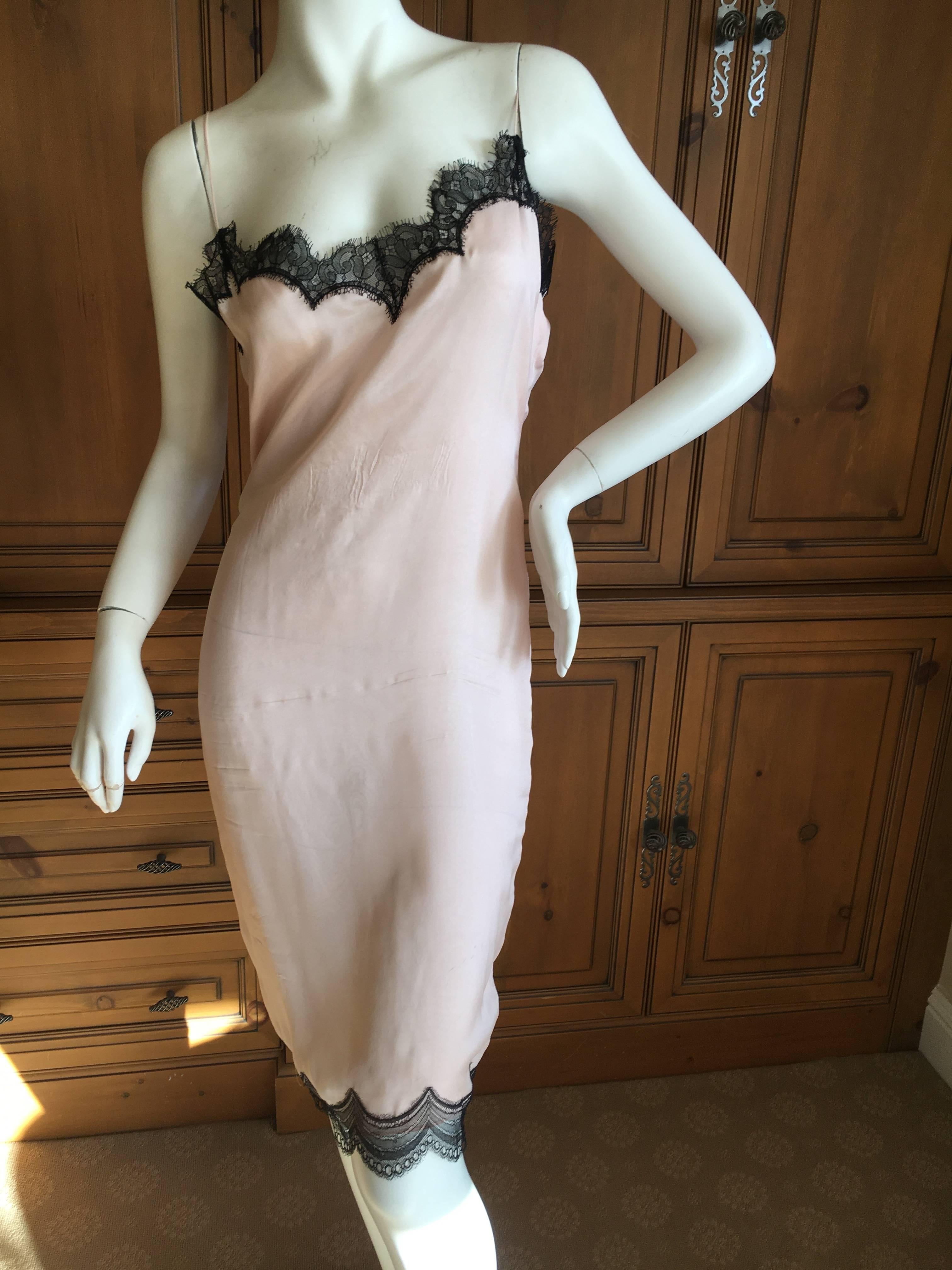  Oscar de la Renta Sheer Embellished Vintage Tiered Ruffle Trim Evening Dress  For Sale 2