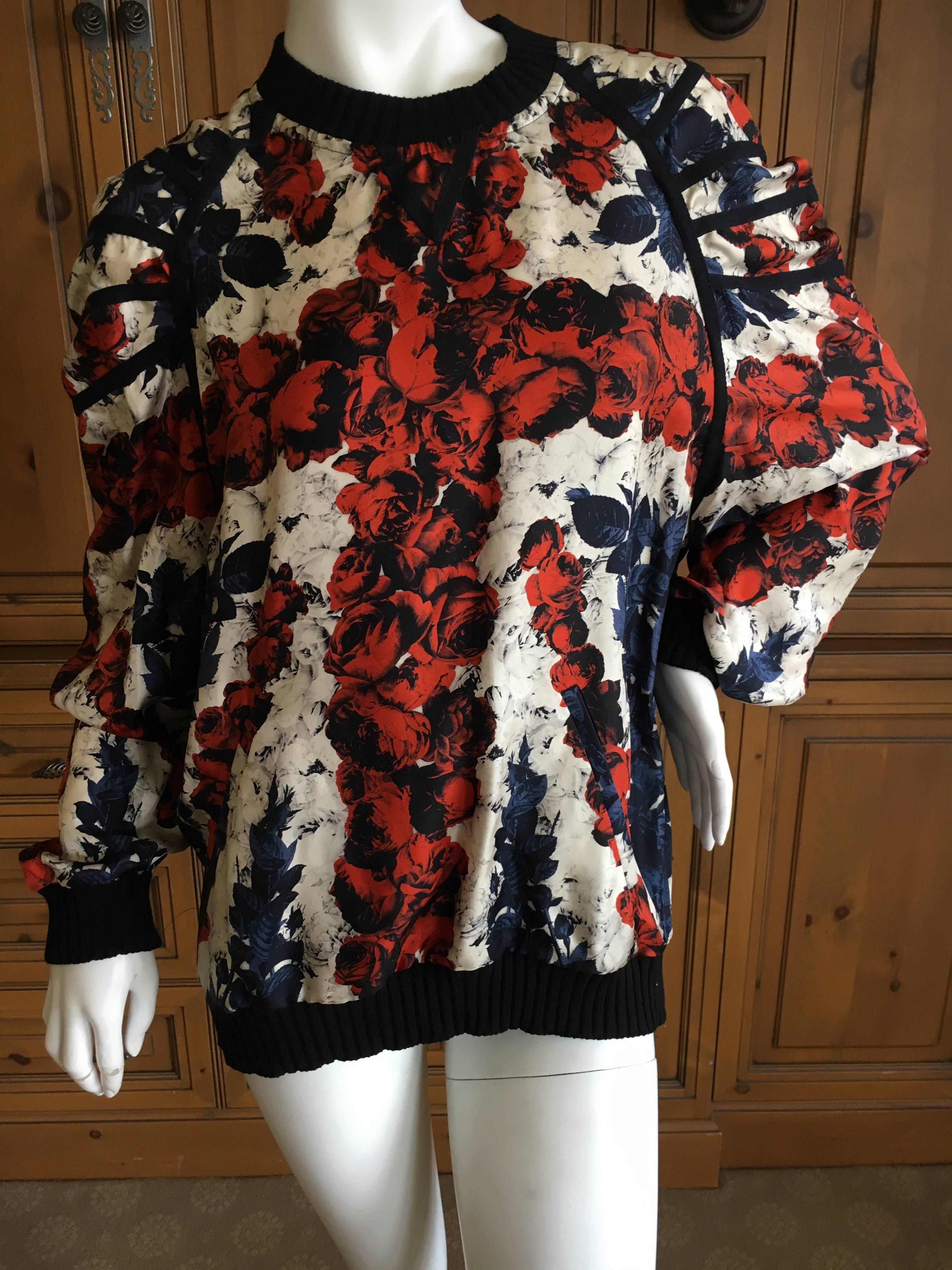 Jean Paul Gaultier Punk Union Jack Silk Top.
  The Union Jack and zippers paid homage to British Punk, Rosbifs in Space"  Fall 2014  
New with Tags 
Size 38