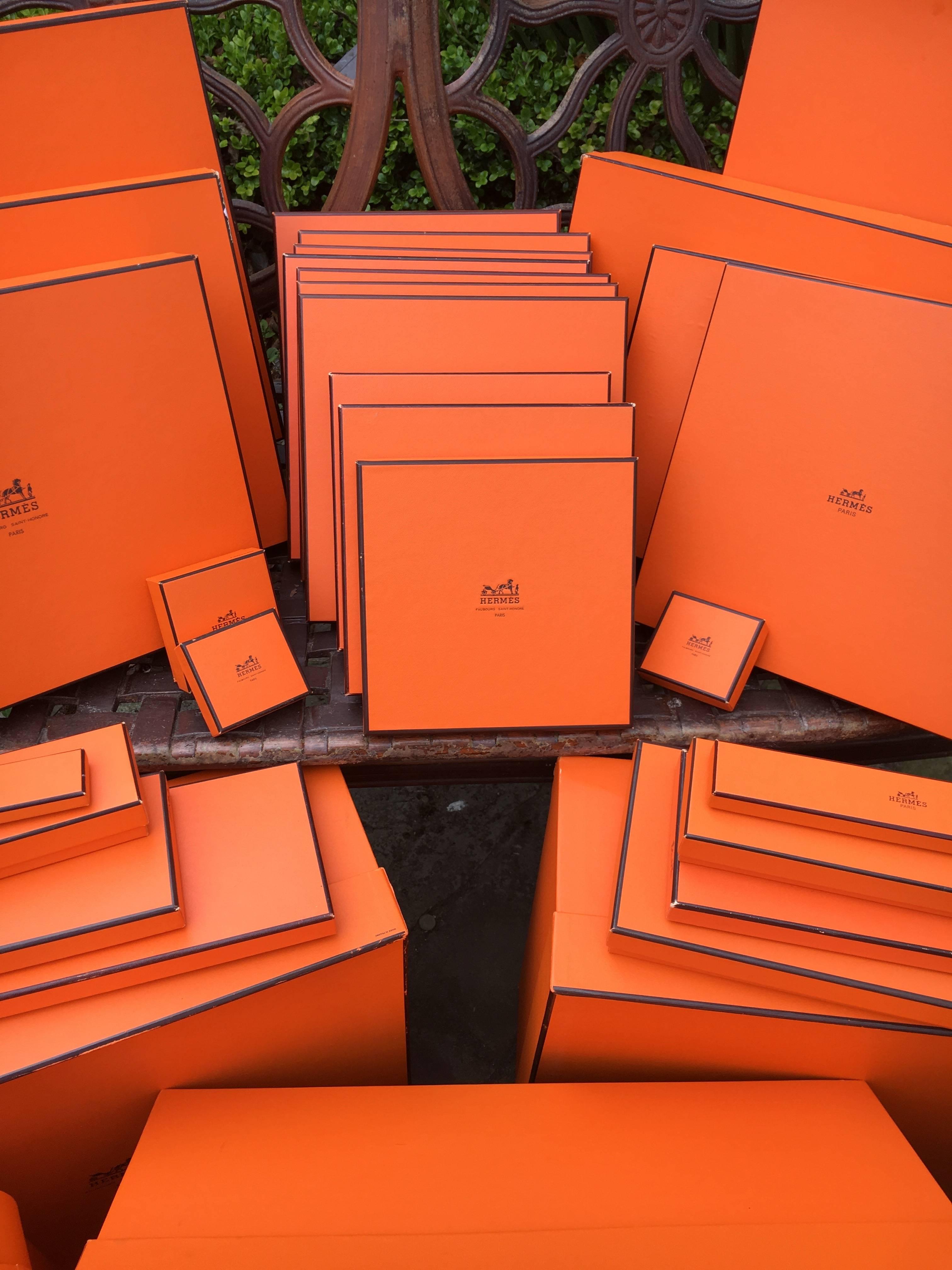 Orange Hermes Box Collection