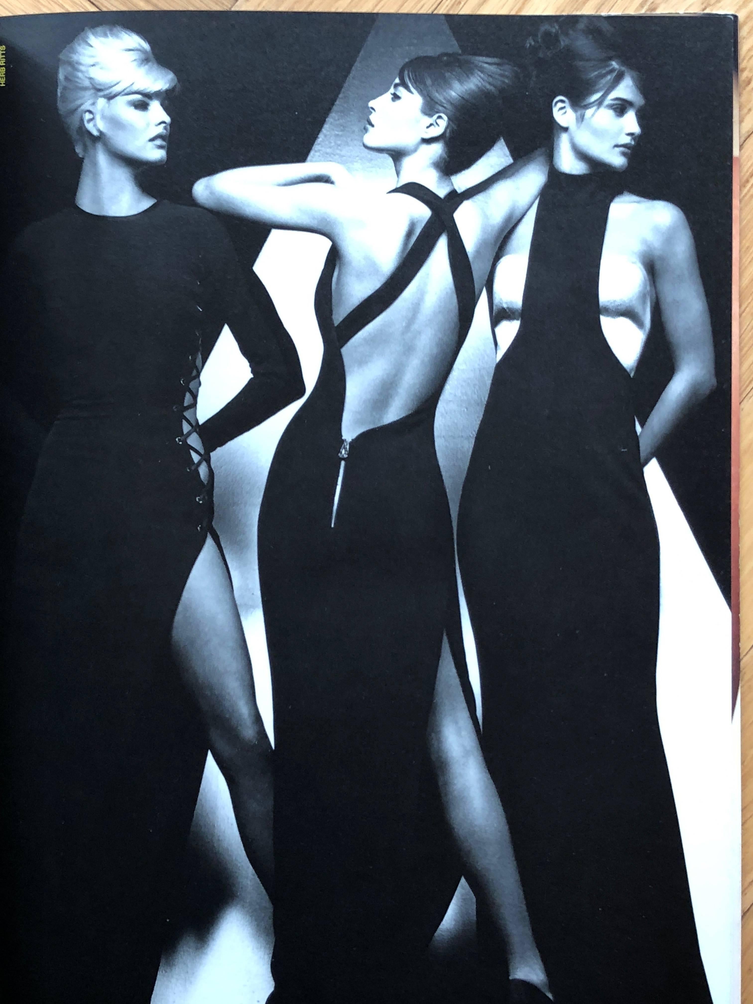 Women's or Men's Gianni Versace Couture Book No.21 Autumn 1991 by Herb Ritts Supermodels For Sale