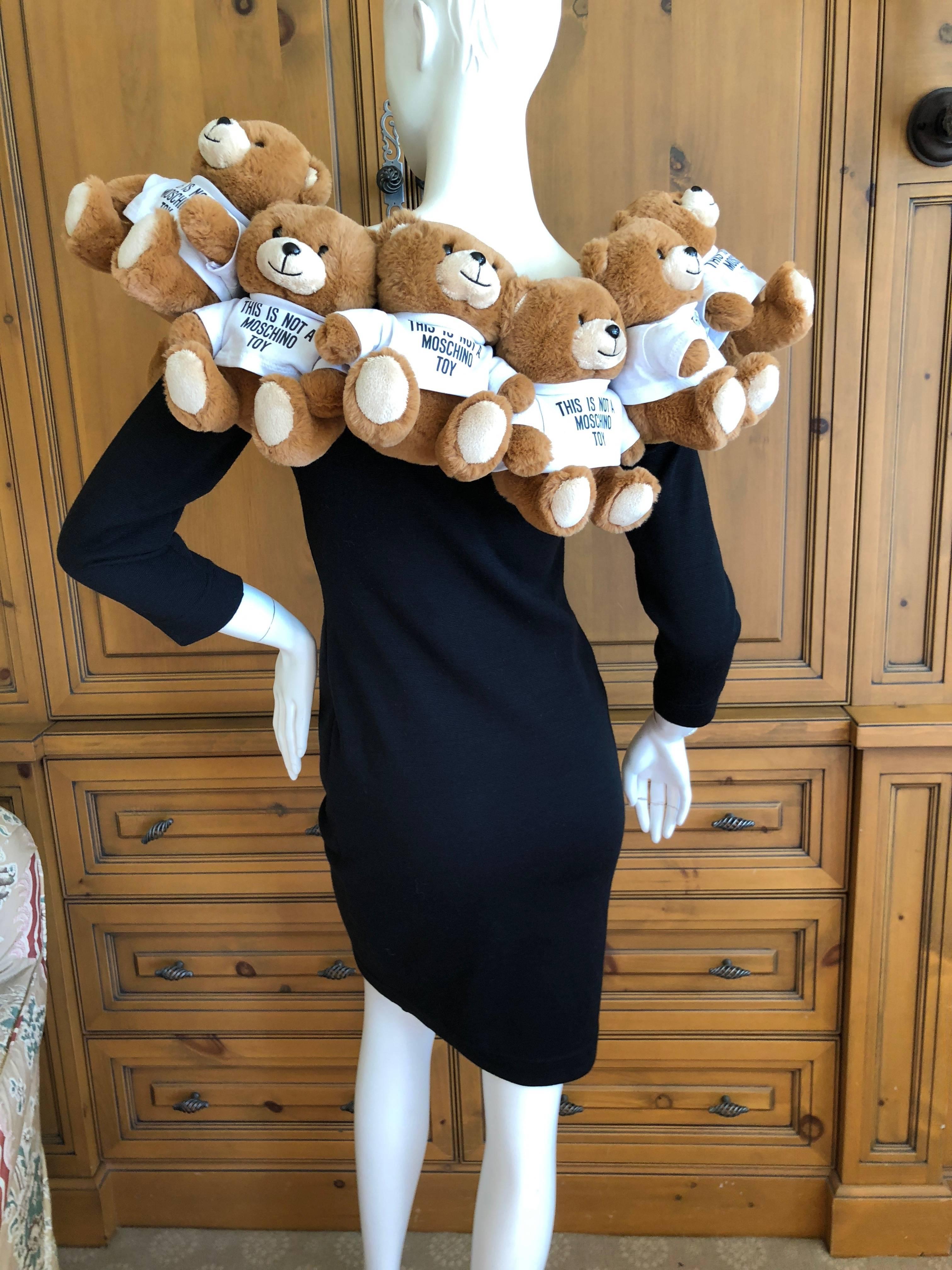 Women's Moschino Couture Teddy Bear Dress  For Sale