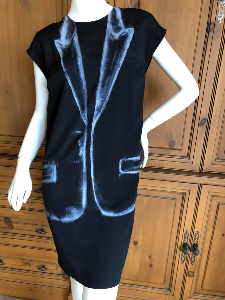 MARTIN MARGIELA MM6 Trompe l'œil mesh dress