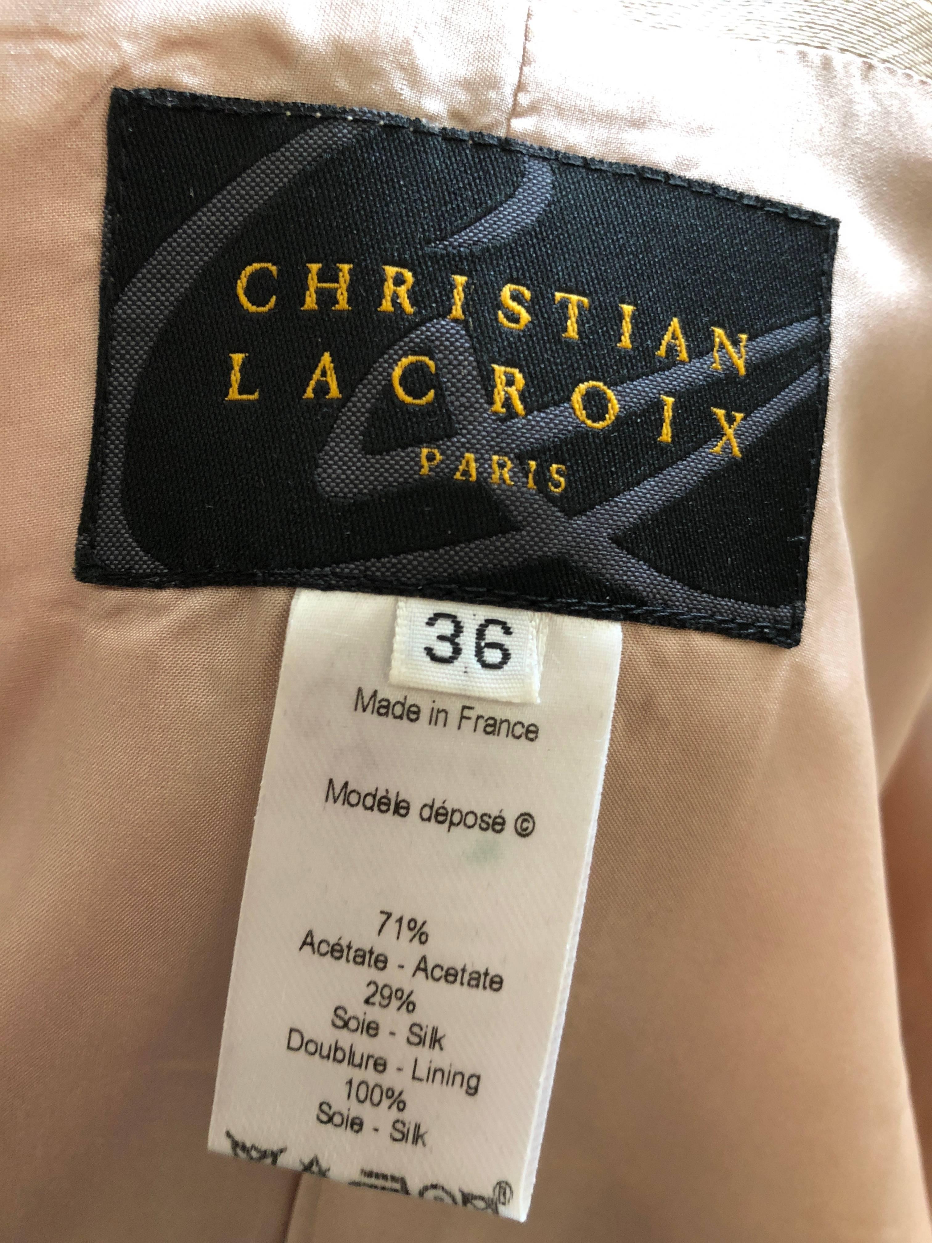 Christian Lacroix  Shimmery Vintage Skirt Suit 3