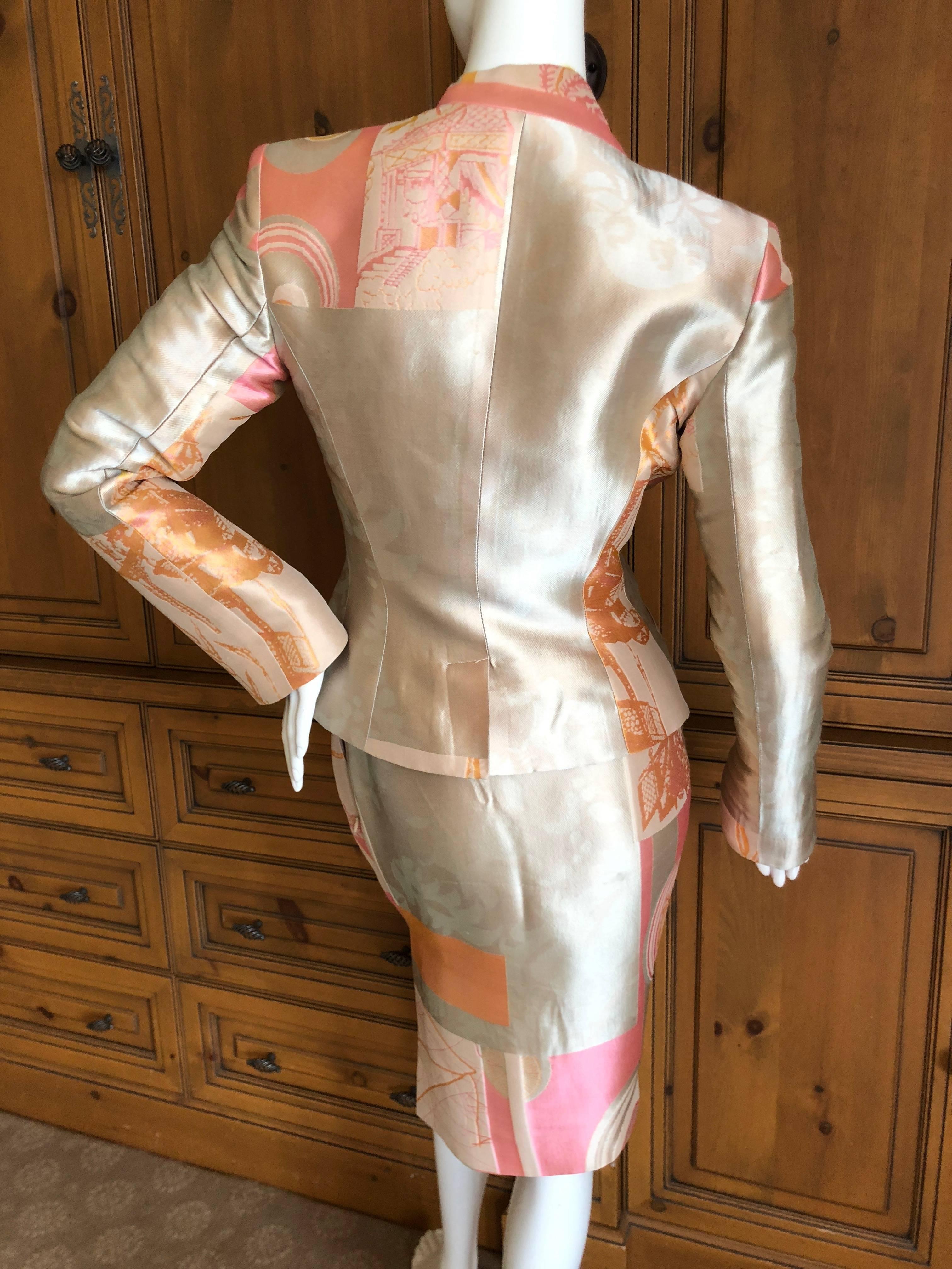 Christian Lacroix  Shimmery Vintage Skirt Suit 2