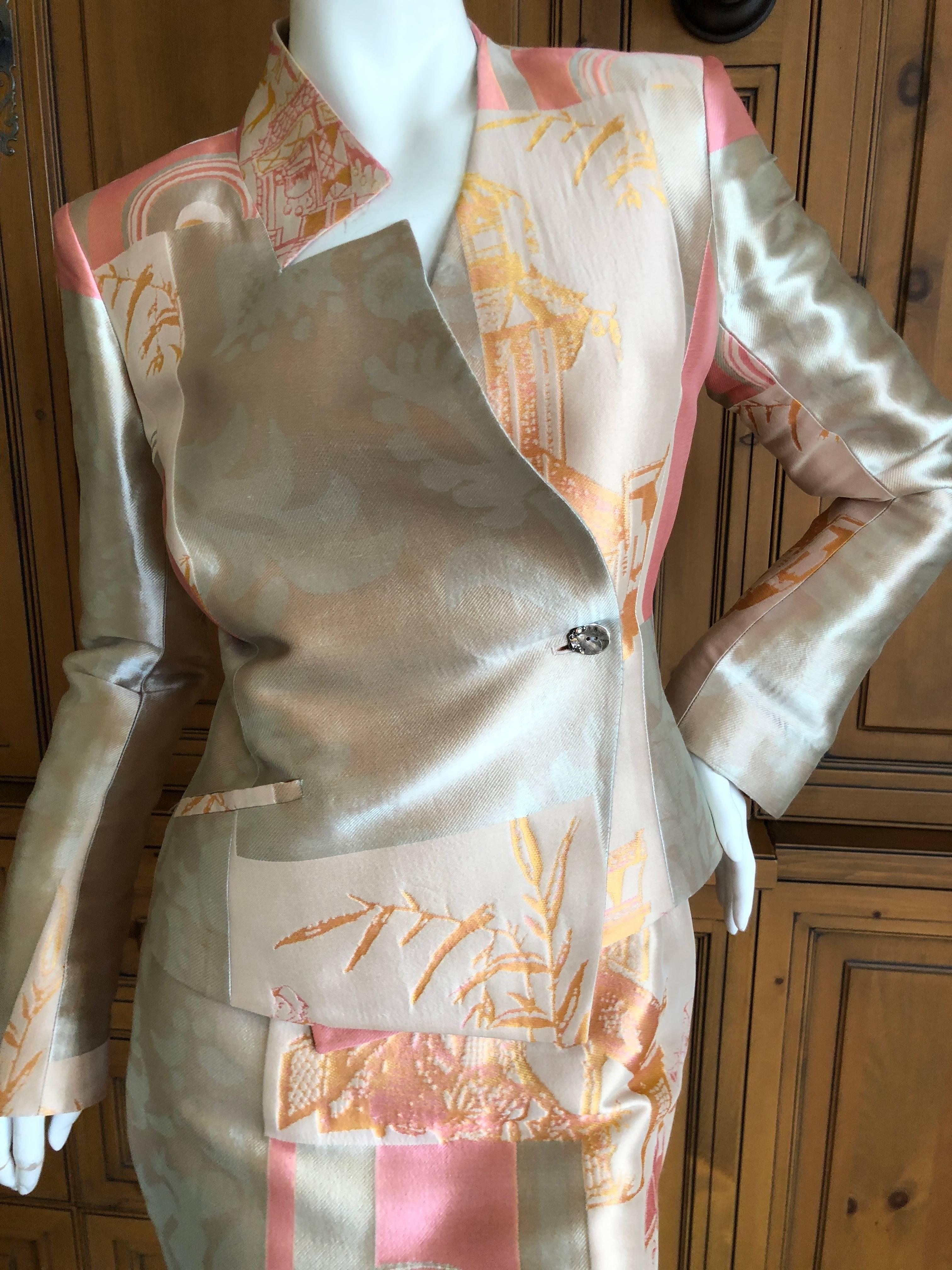 Women's Christian Lacroix  Shimmery Vintage Skirt Suit