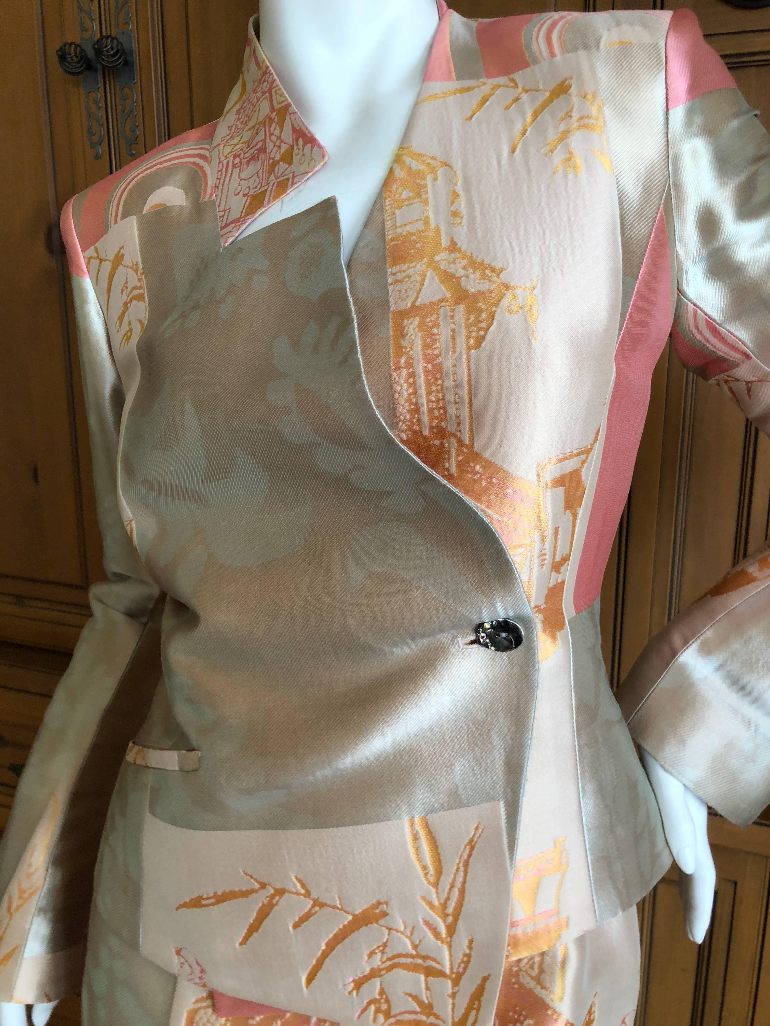 Christian Lacroix  Shimmery Vintage Skirt Suit 1