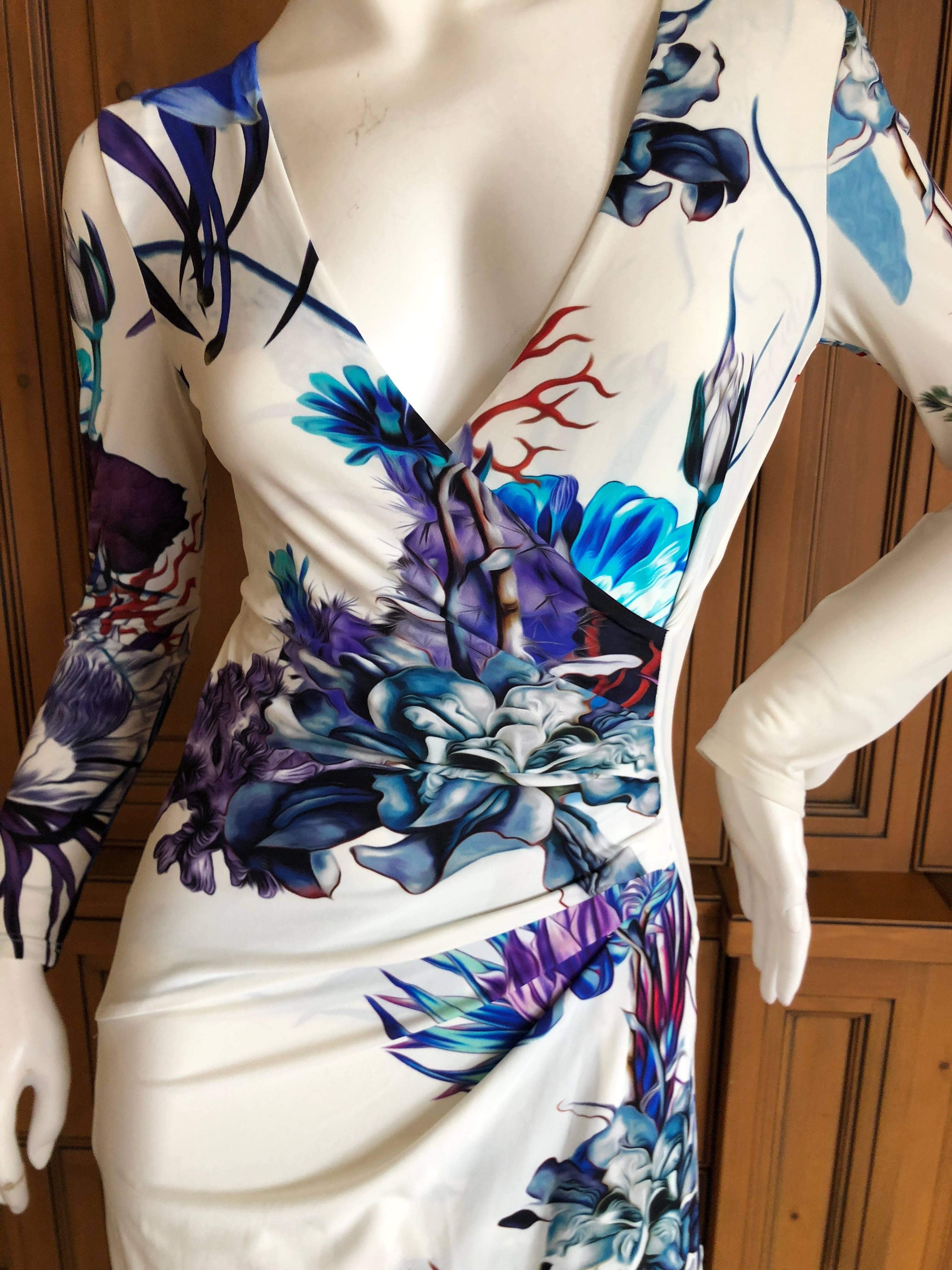 Roberto Cavalli Vintage Garden of Earthly Delights Evening Dress  In Excellent Condition For Sale In Cloverdale, CA