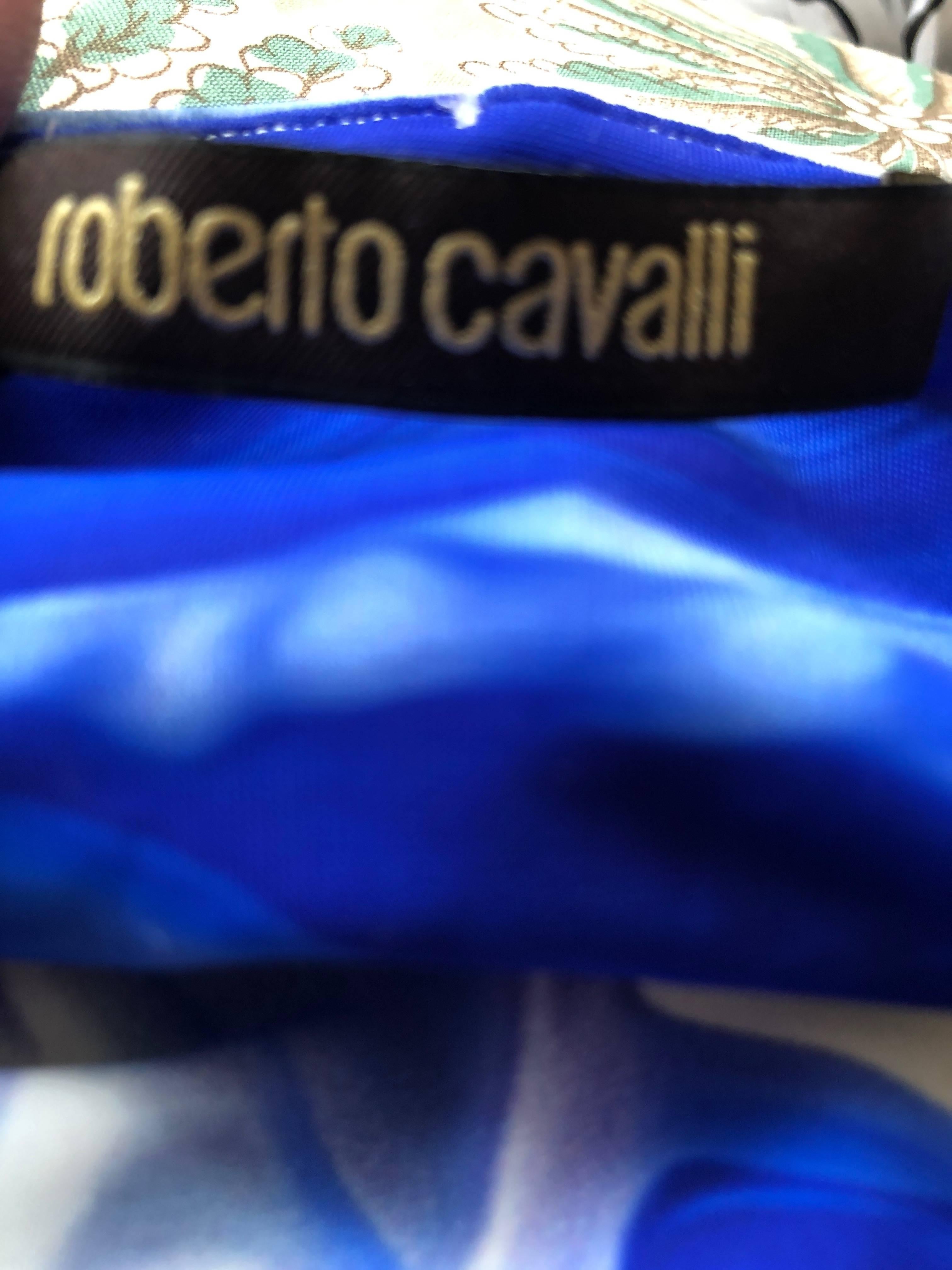 Roberto Cavalli Vintage Garden of Earthly Delights Evening Dress  For Sale 5