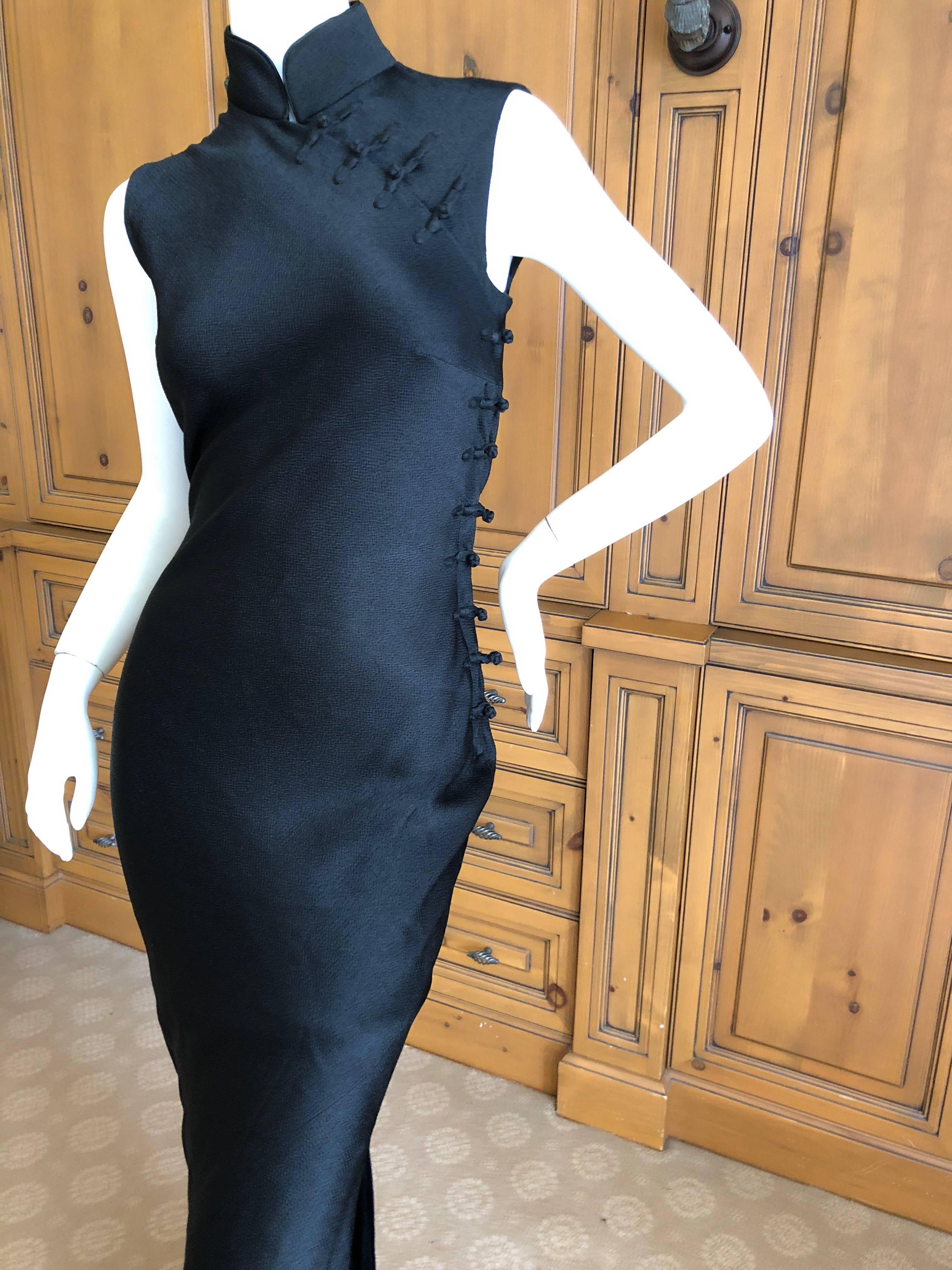 Dior by John Galliano Cheongsam Silk Dress from First JG Dior Collection 1997 1