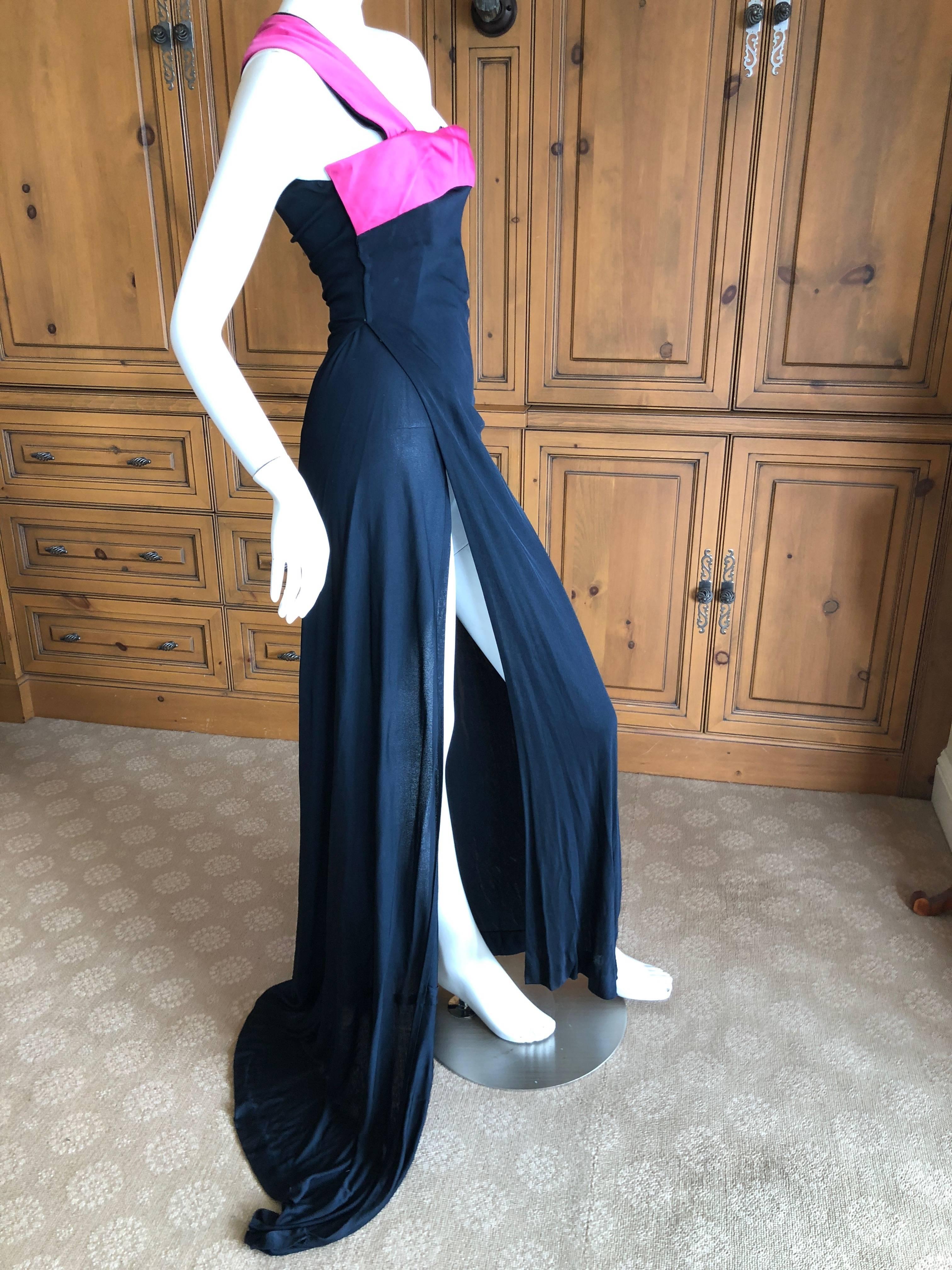 Cardinali 1975 Silk One Shoulder Evening Dress w High Slit and Matching Jacket

From the Archive of Marilyn Lewis, the creator of Cardinali
Cardinali was founded in Los Angeles in 1970, by Marilyn Lewis, who had already found success as the founder